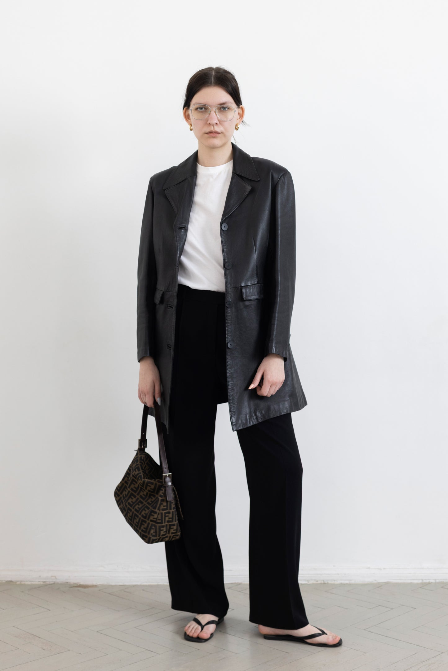 Vintage Black Soft Leather Jacket