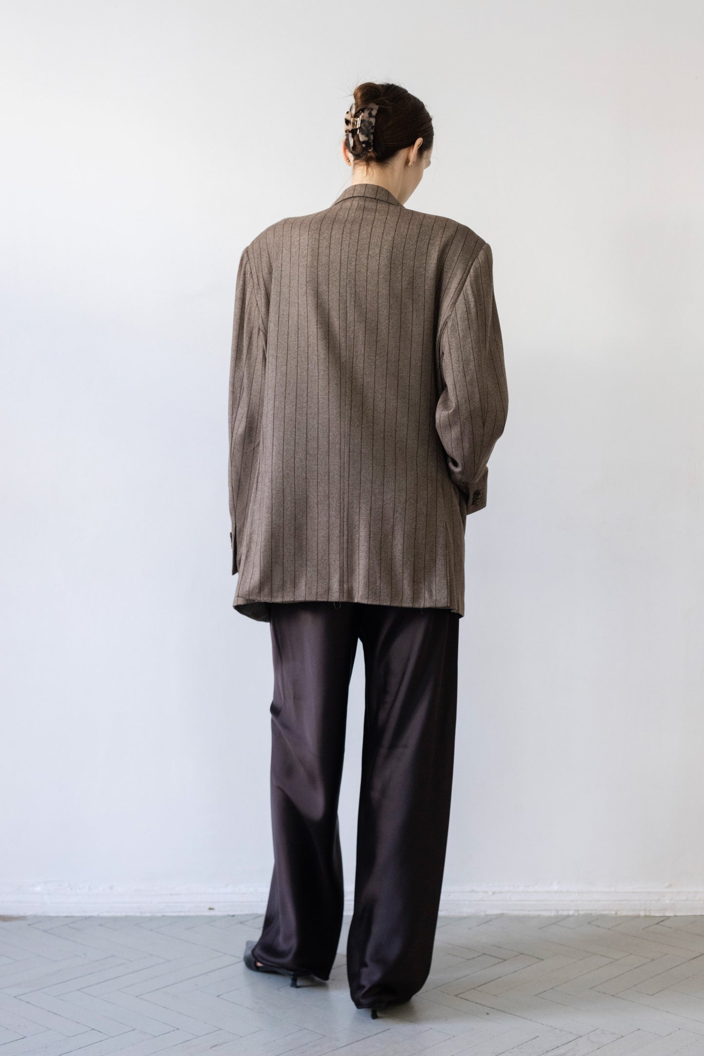Vintage Baldessarini Striped 100% Cashmere Blazer