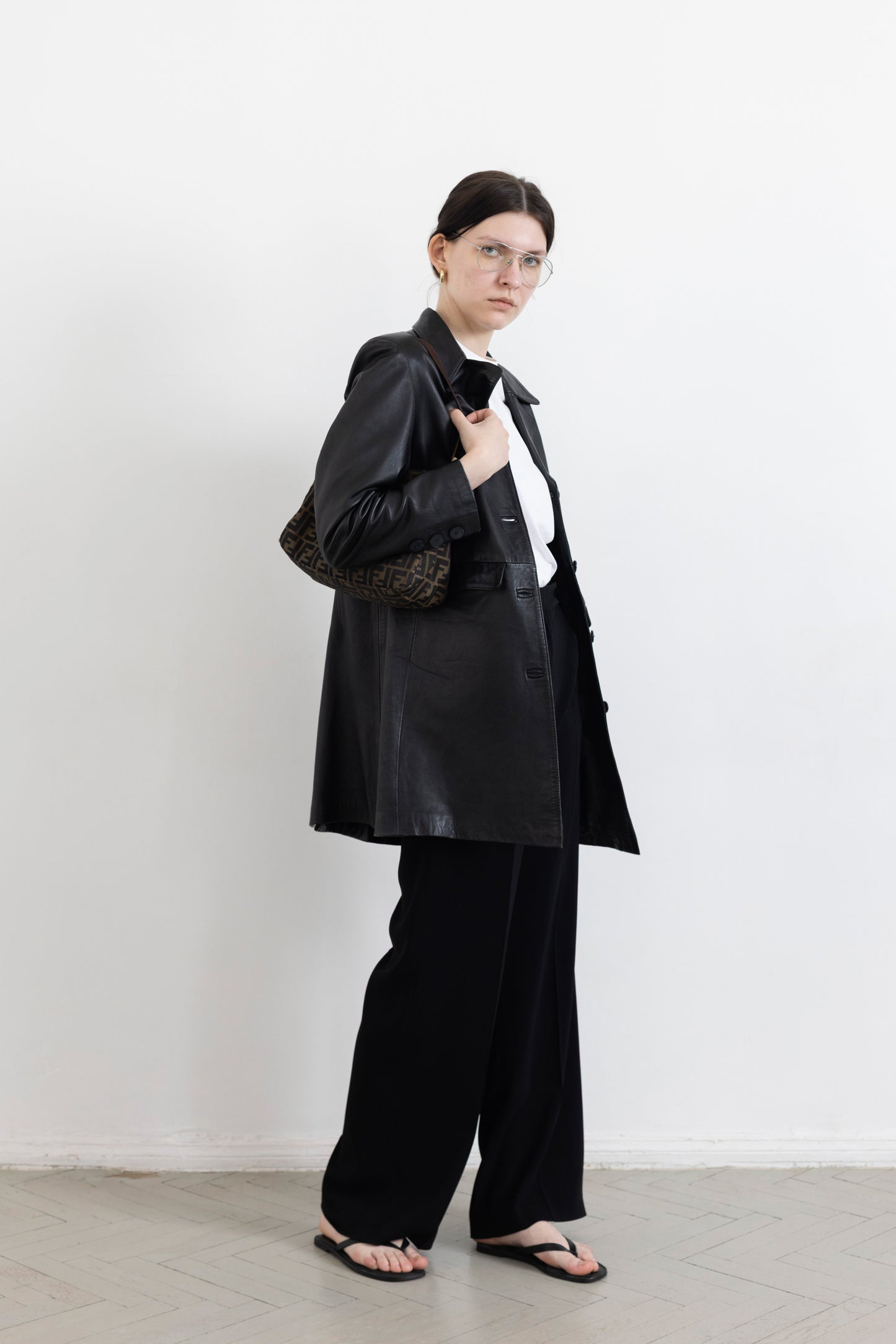 Vintage Black Soft Leather Jacket
