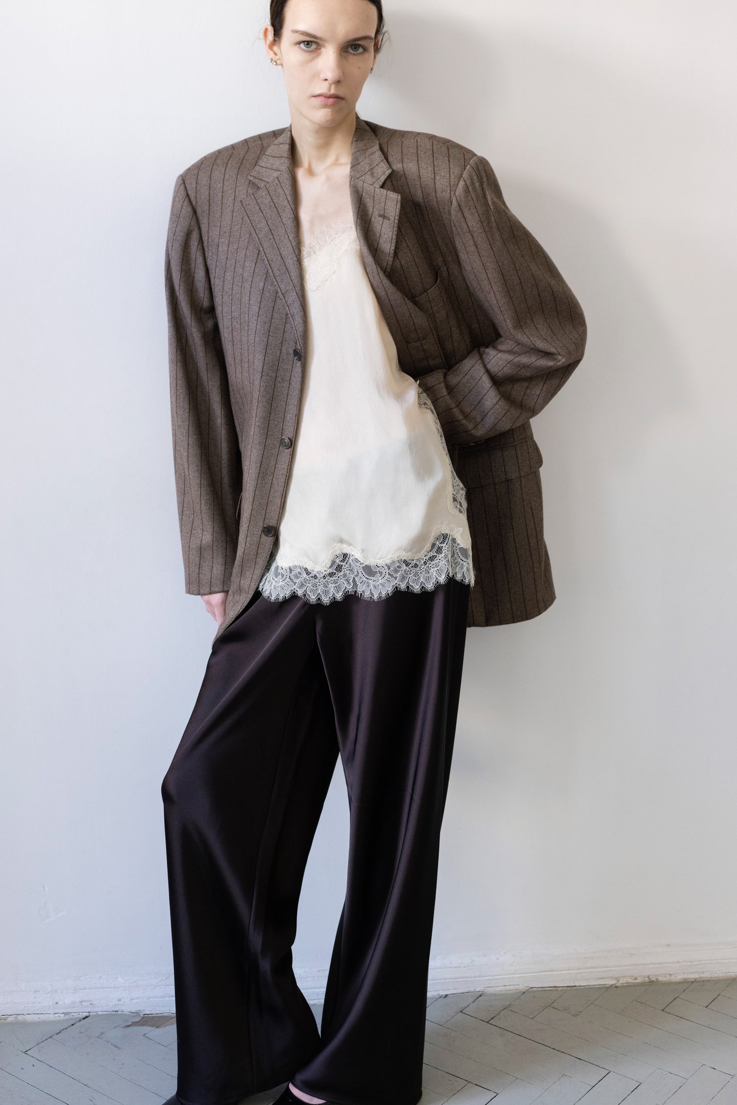 Vintage Baldessarini Striped 100% Cashmere Blazer