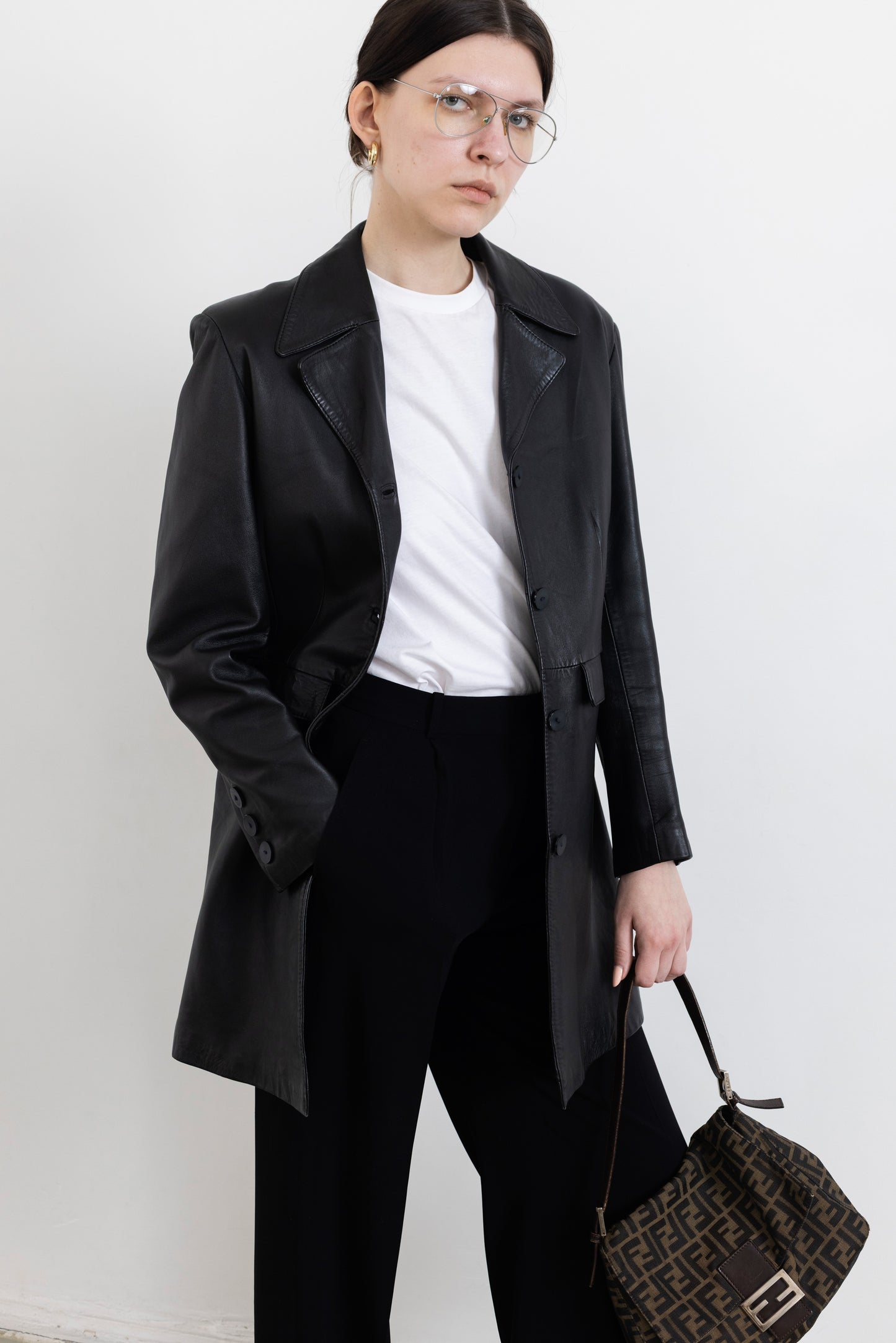 Vintage Black Soft Leather Jacket