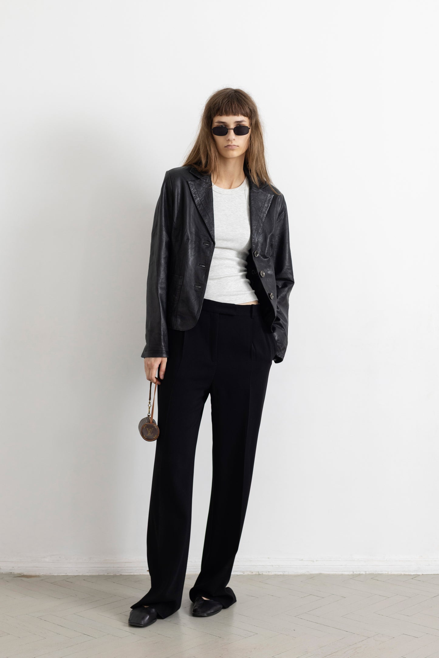 Vintage Black Soft Leather Jacket