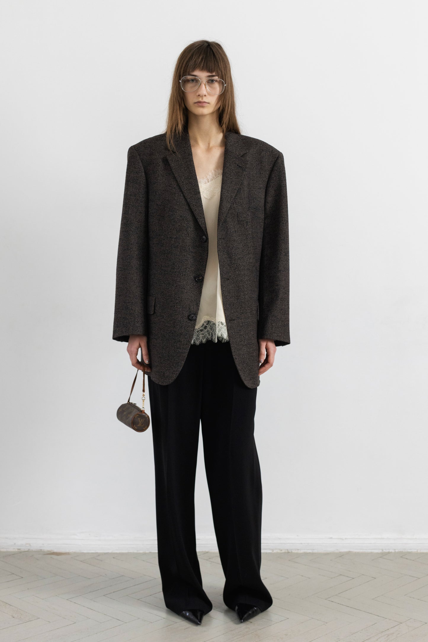Vintage Hugo Boss Brown Wool Blazer