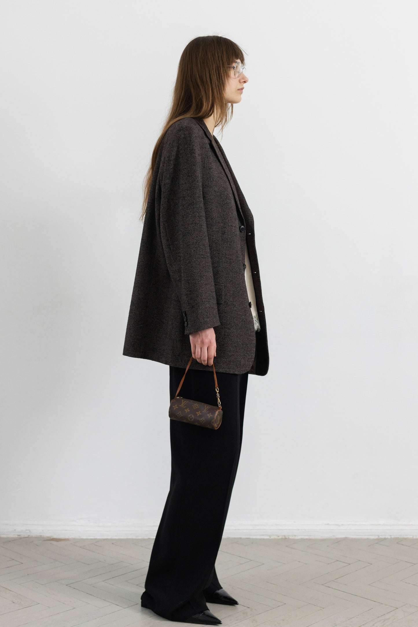 Vintage Hugo Boss Brown Wool Blazer