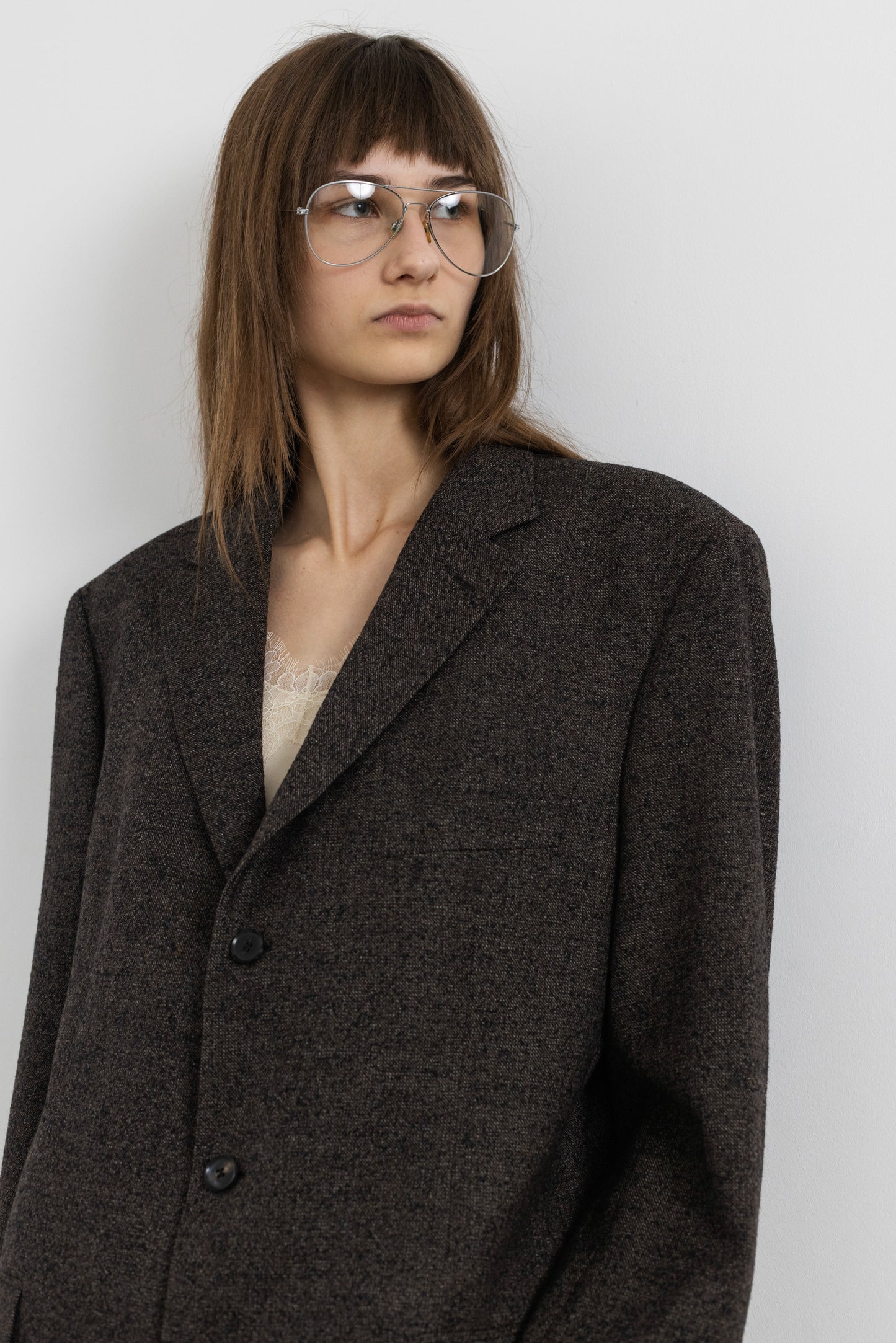 Vintage Hugo Boss Brown Wool Blazer