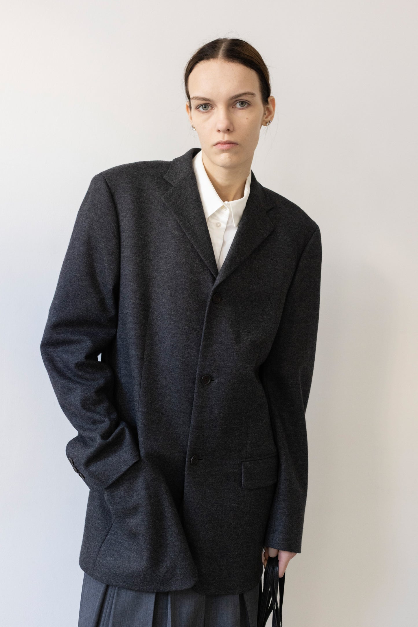 Vintage Joop! Grey 100% Wool Blazer