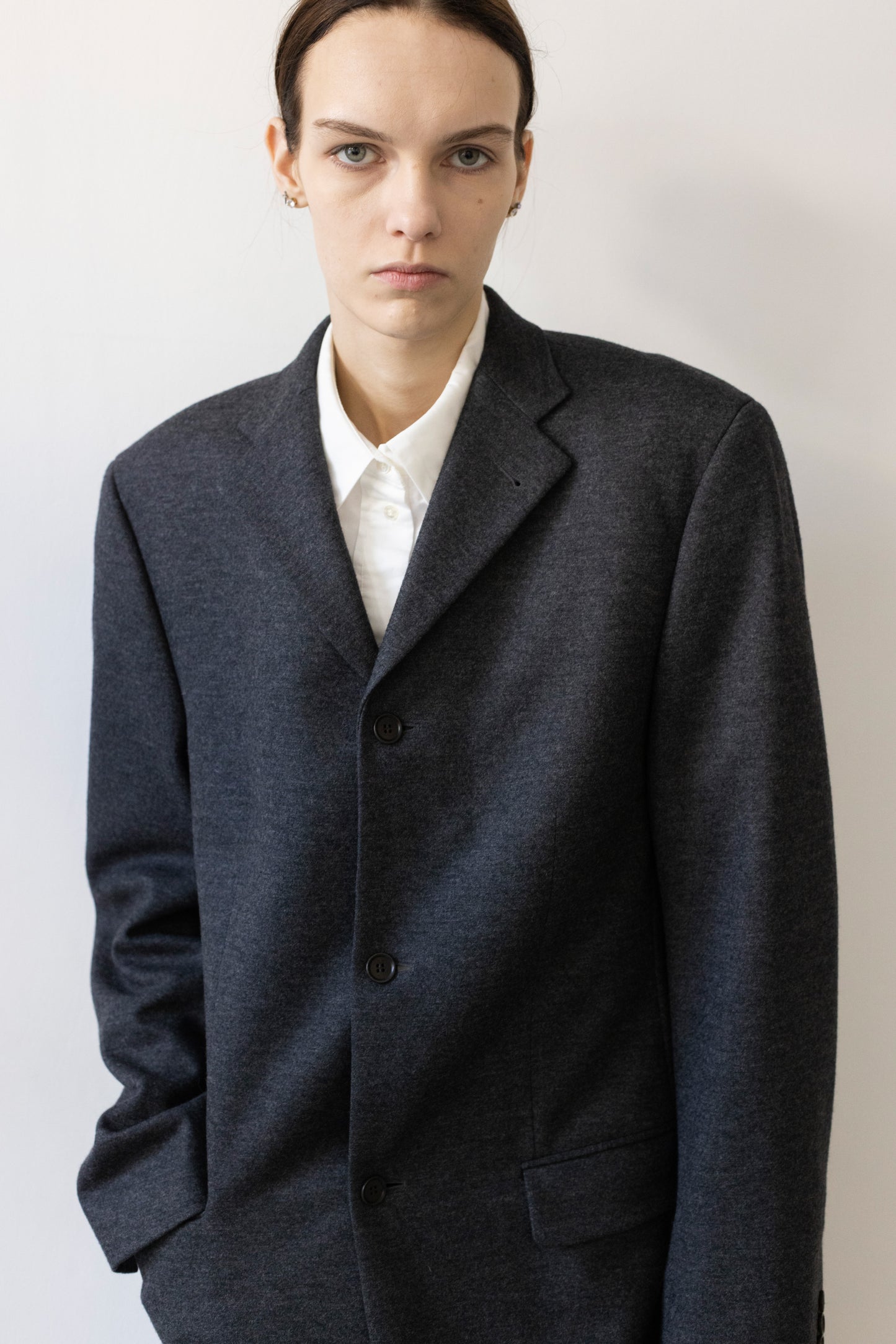Vintage Joop! Grey 100% Wool Blazer