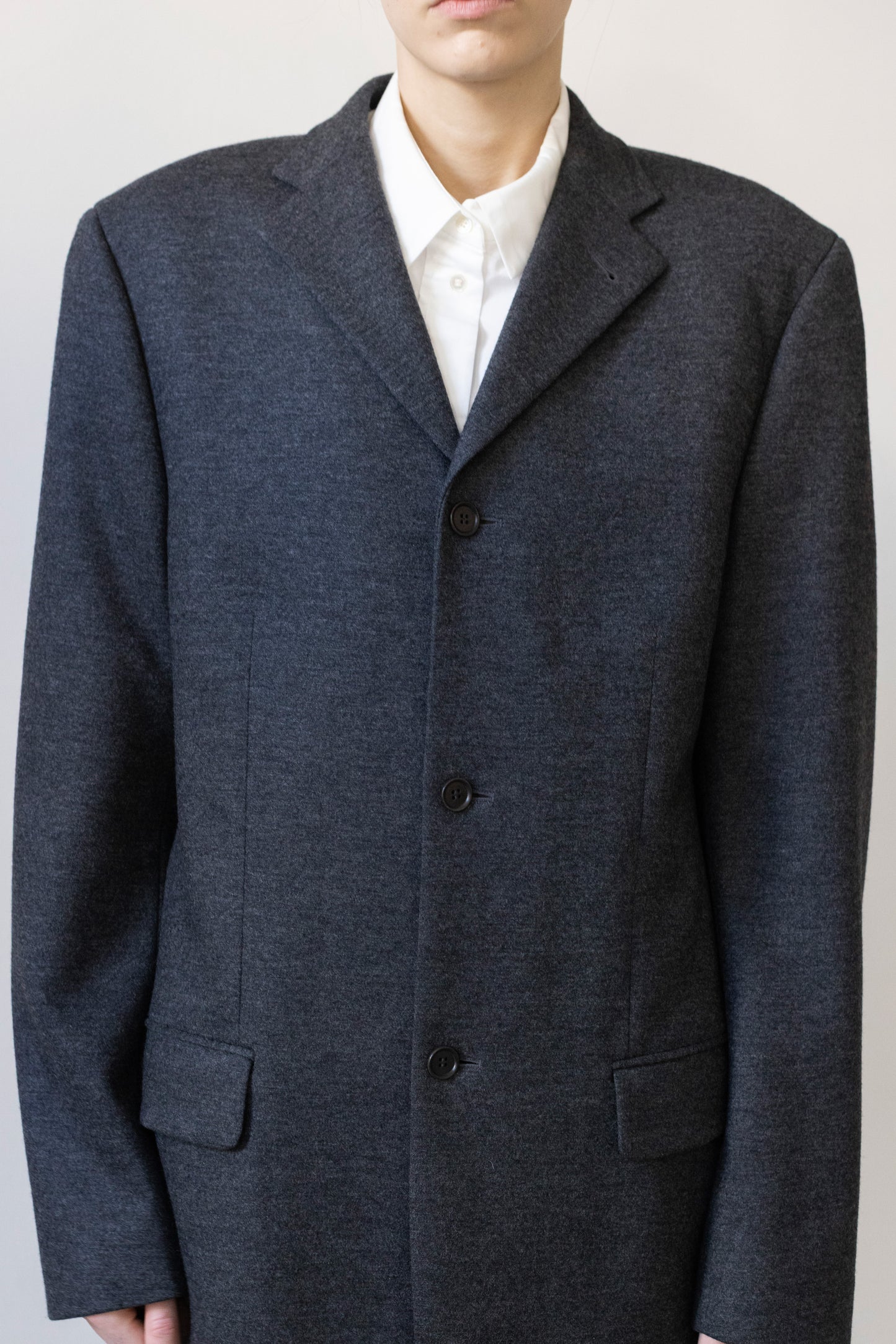 Vintage Joop! Grey 100% Wool Blazer