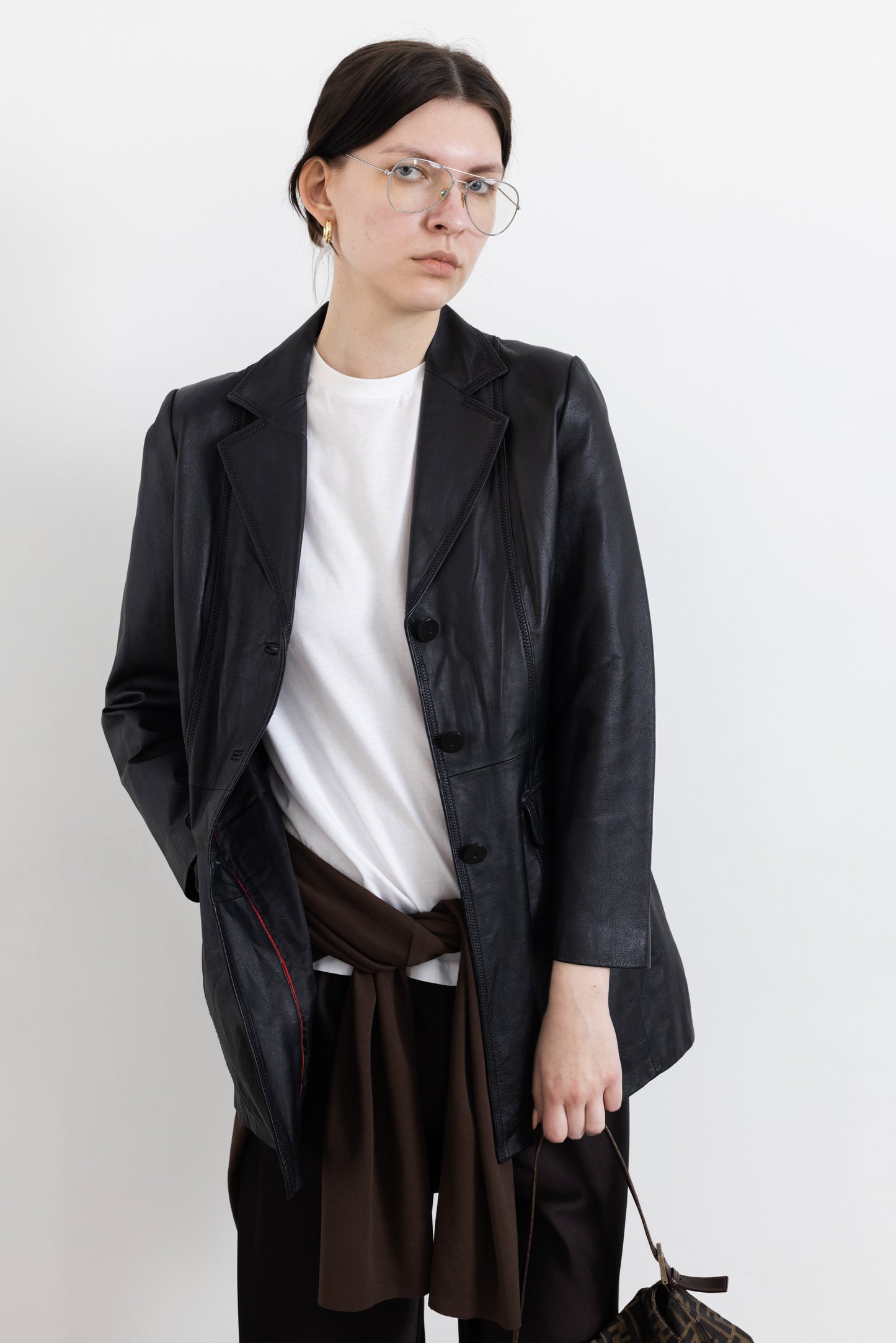 Vintage Black Leather Jacket