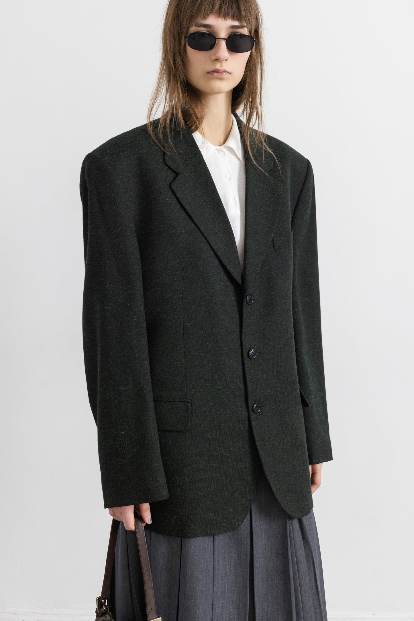 Vintage Dark Green Blazer