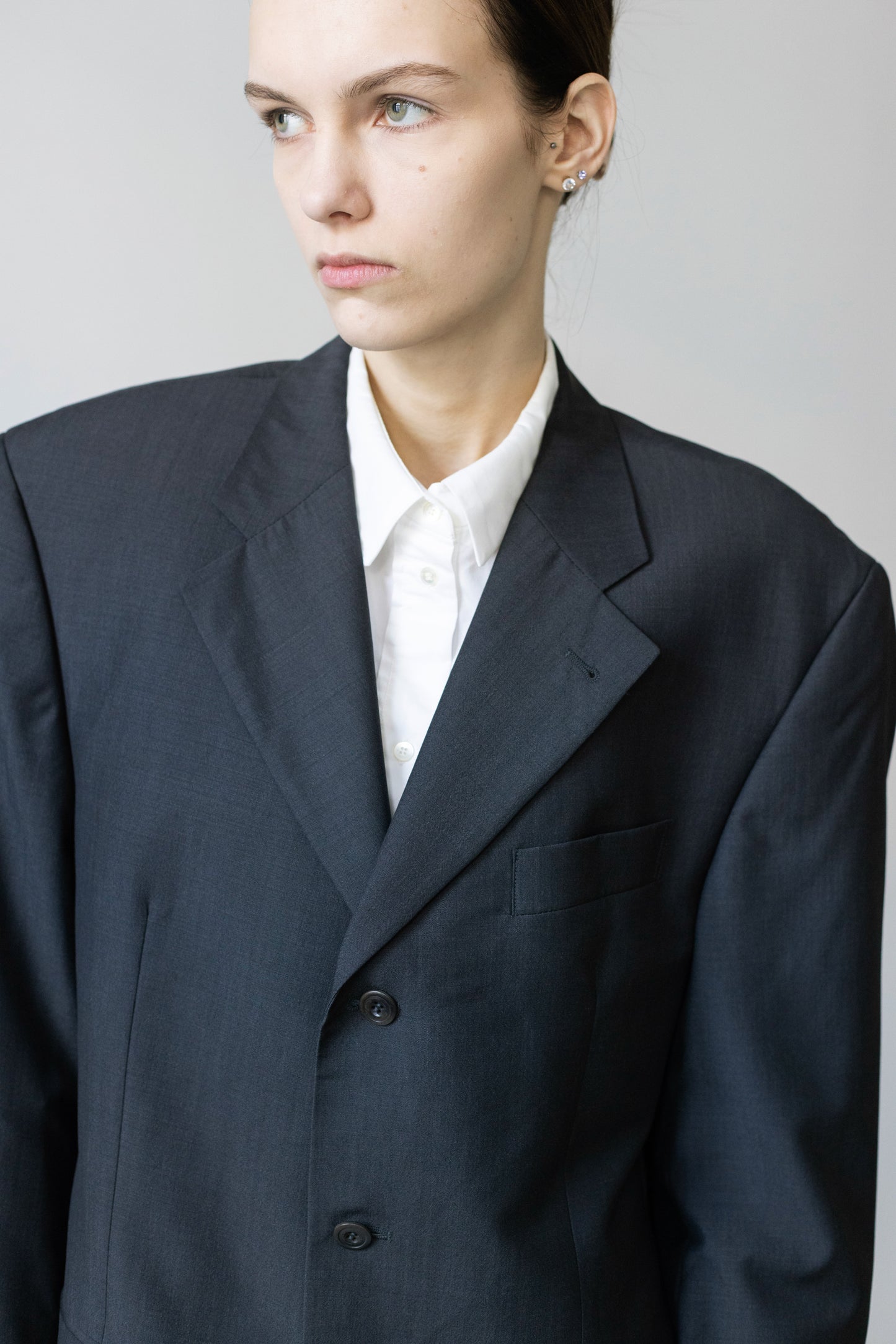 Vintage Joop! Grey 100% Wool Blazer