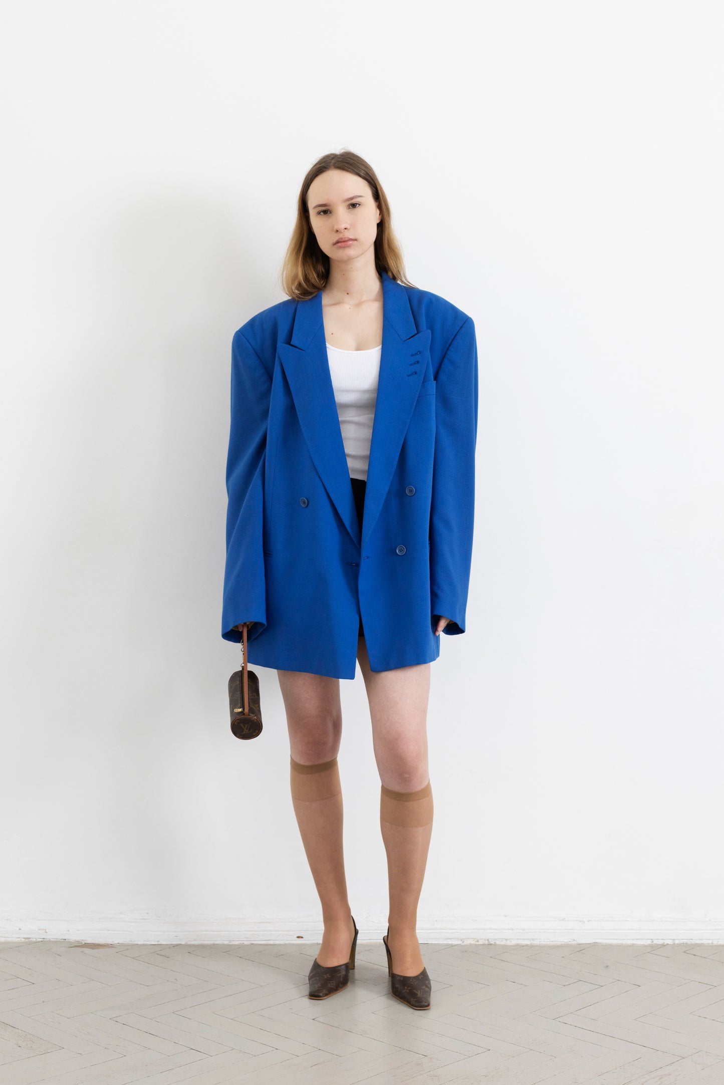 Vintage Cobalt Blue Blazer