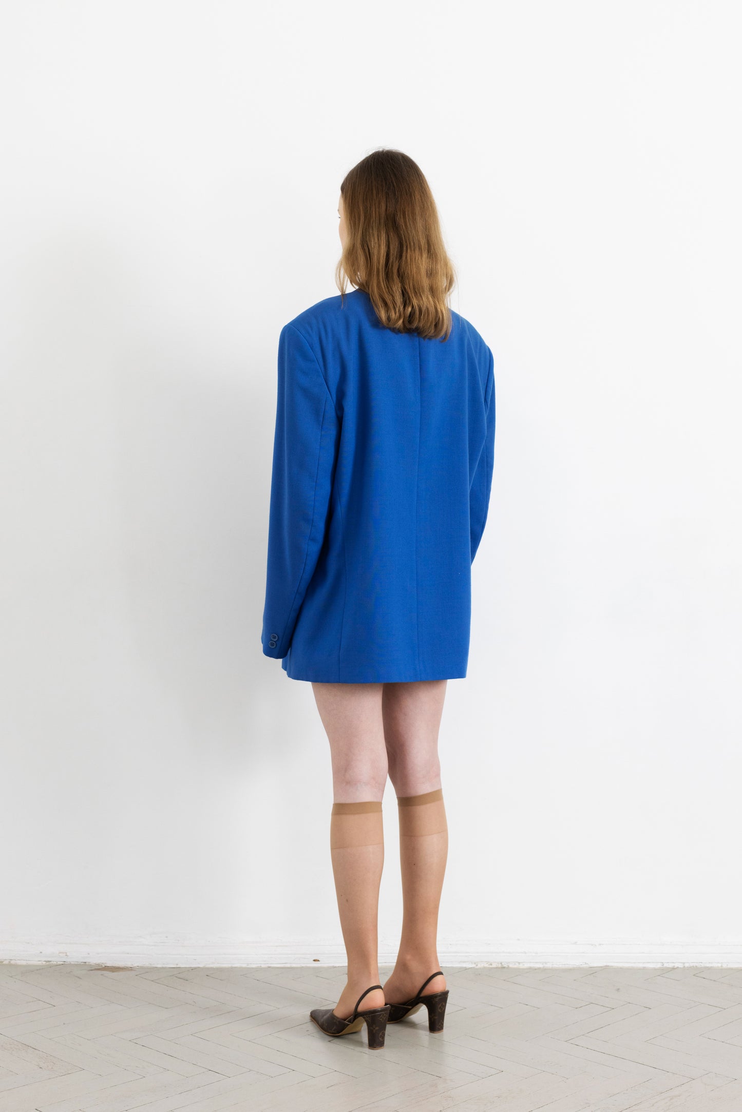 Vintage Cobalt Blue Blazer