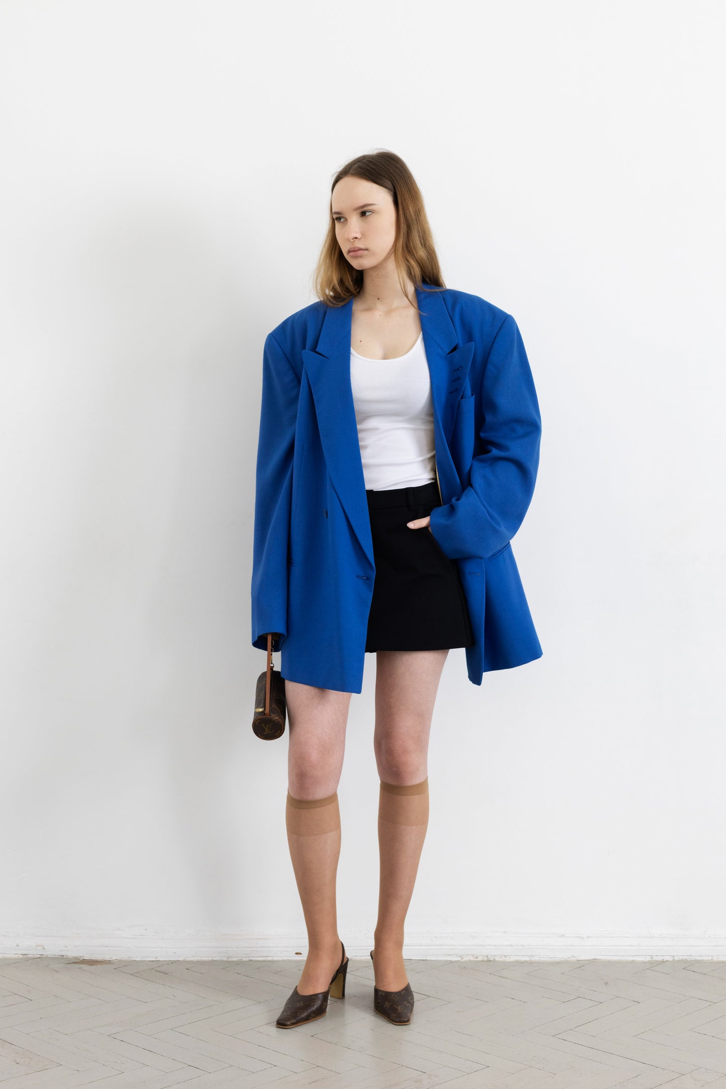 Vintage Cobalt Blue Blazer