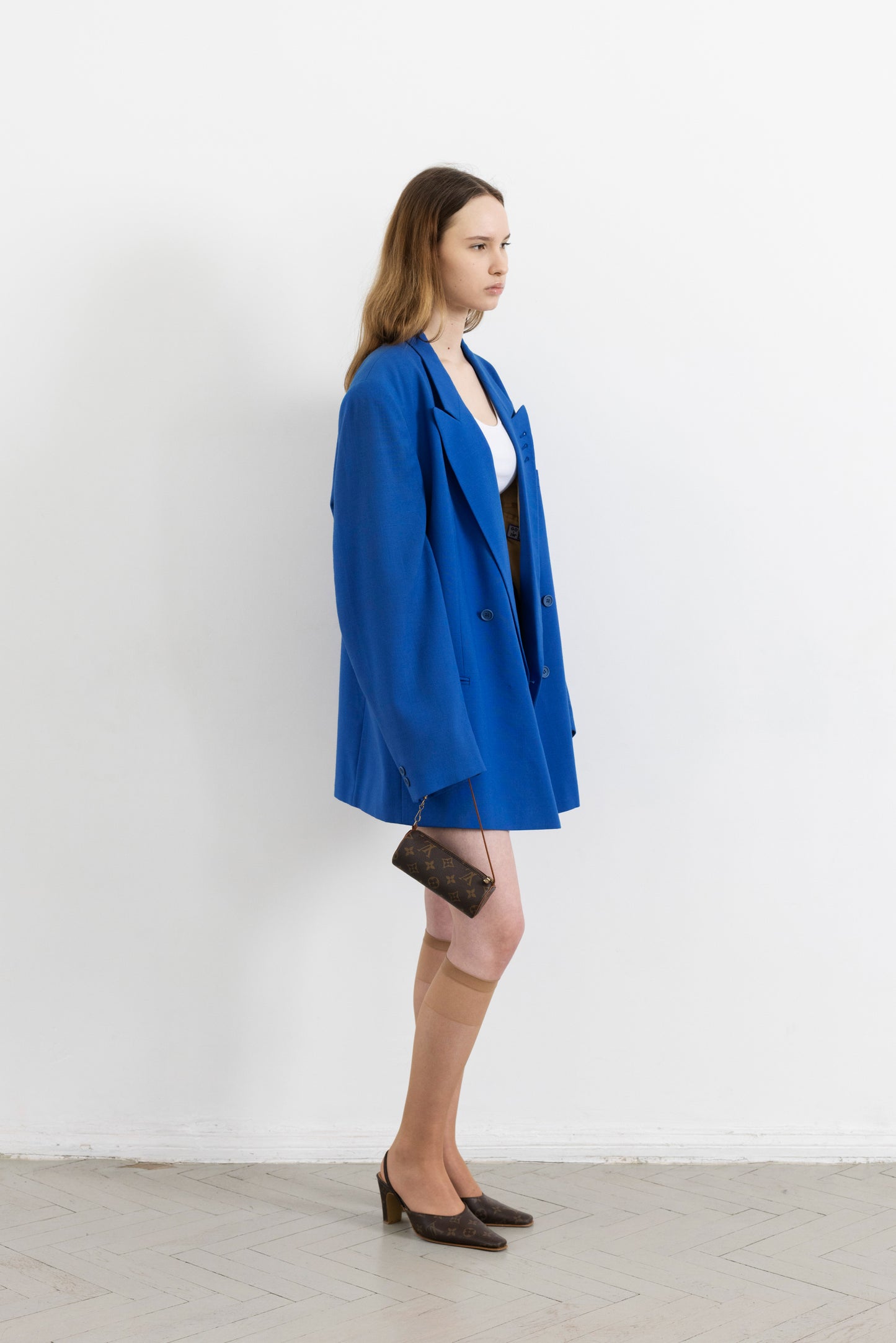 Vintage Cobalt Blue Blazer