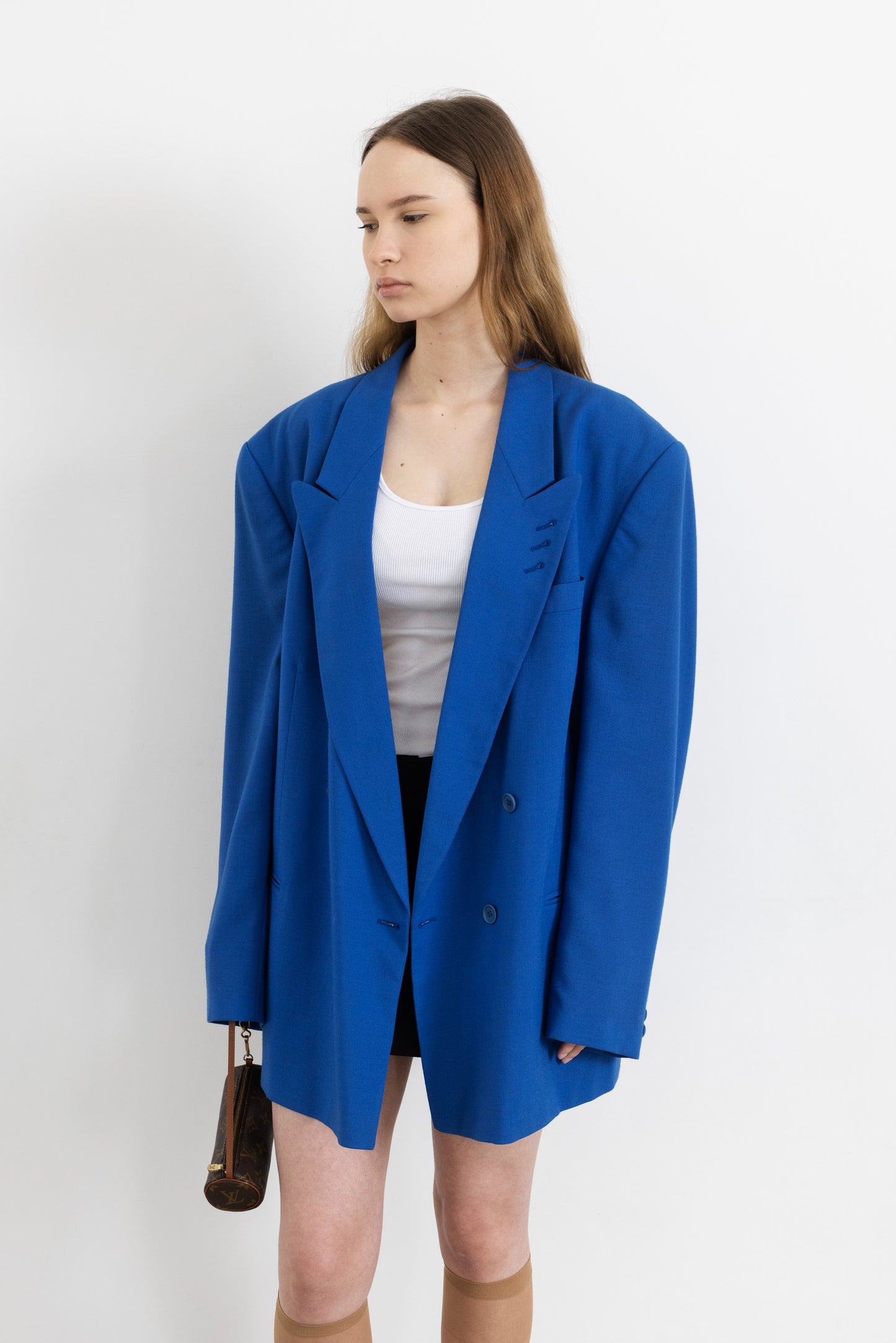 Vintage Cobalt Blue Blazer