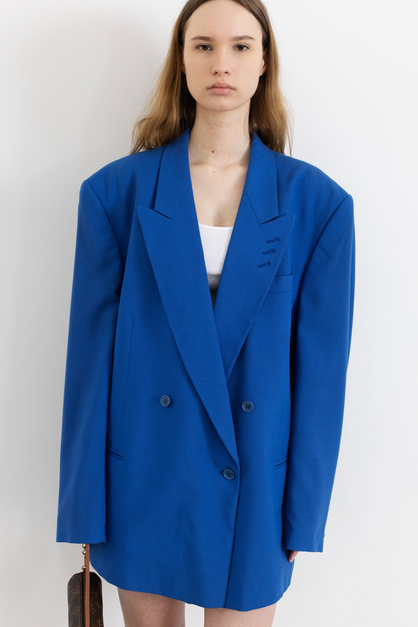 Vintage Cobalt Blue Blazer