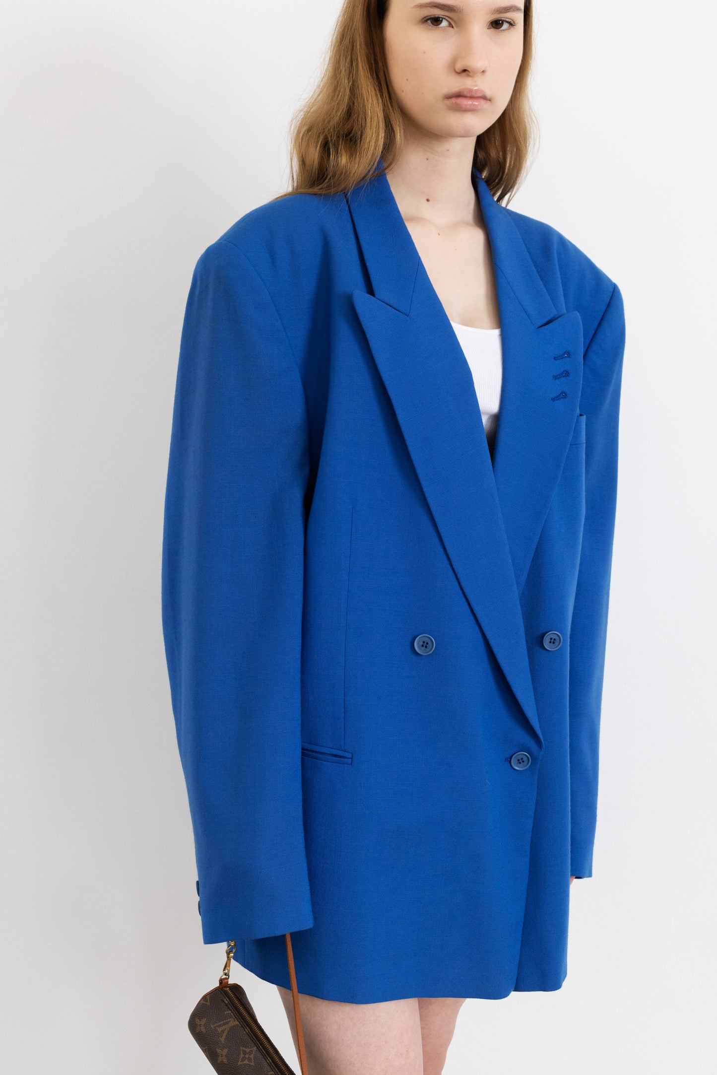 Vintage Cobalt Blue Blazer