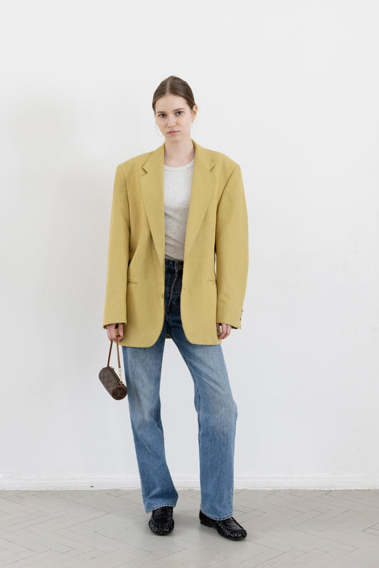 Vintage Yellow Blazer