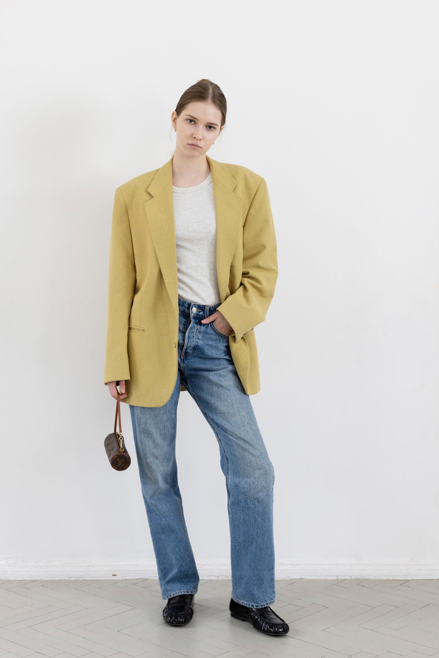 Vintage Yellow Blazer