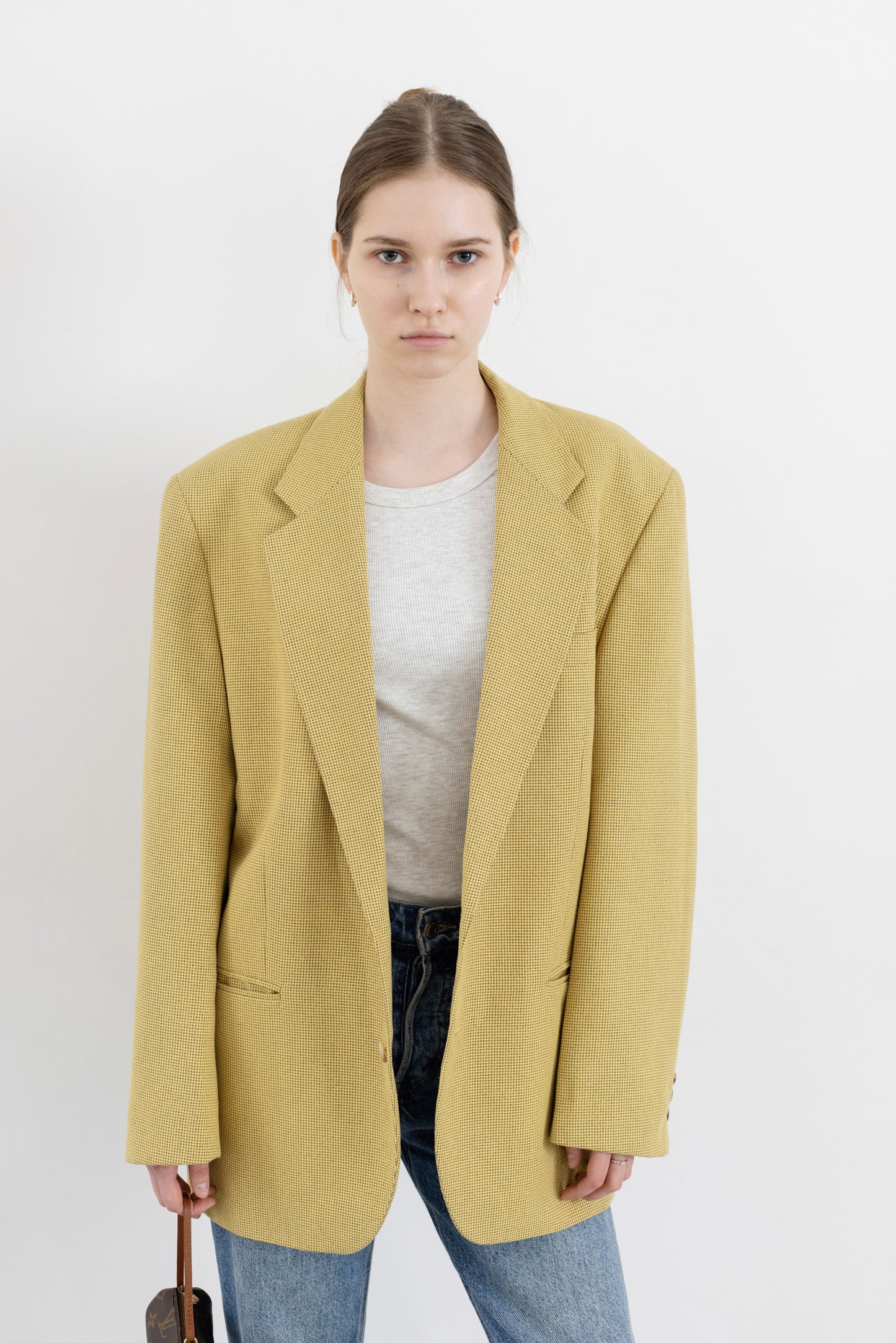 Vintage Yellow Blazer
