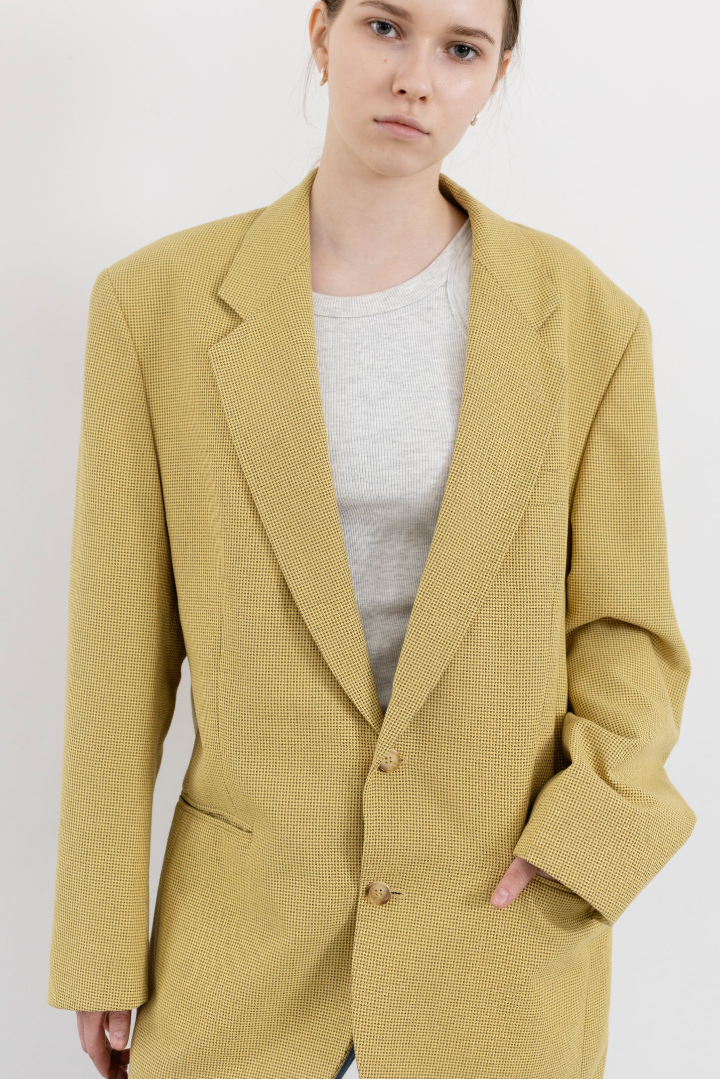 Vintage Yellow Blazer