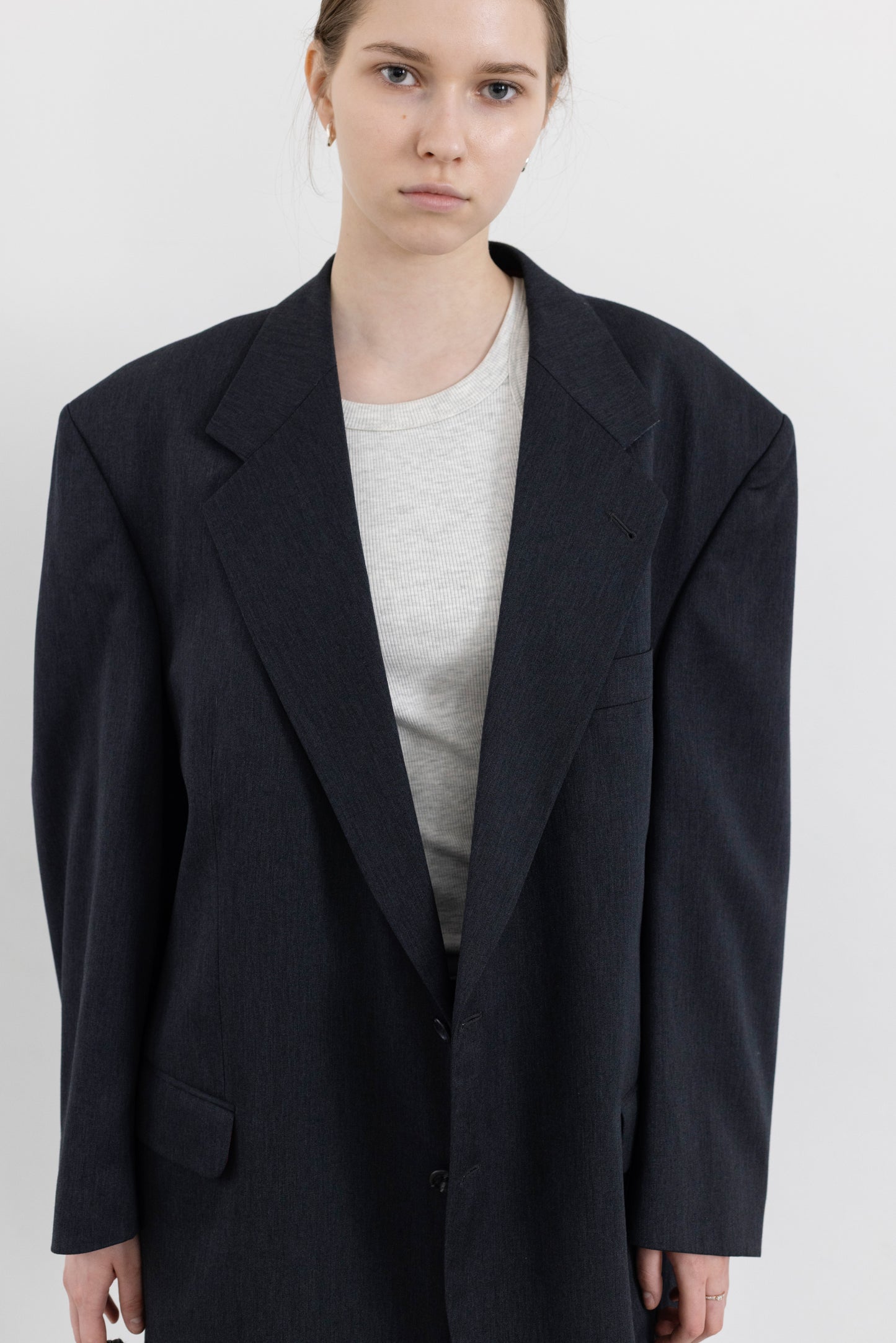 Vintage Dark Grey Blazer