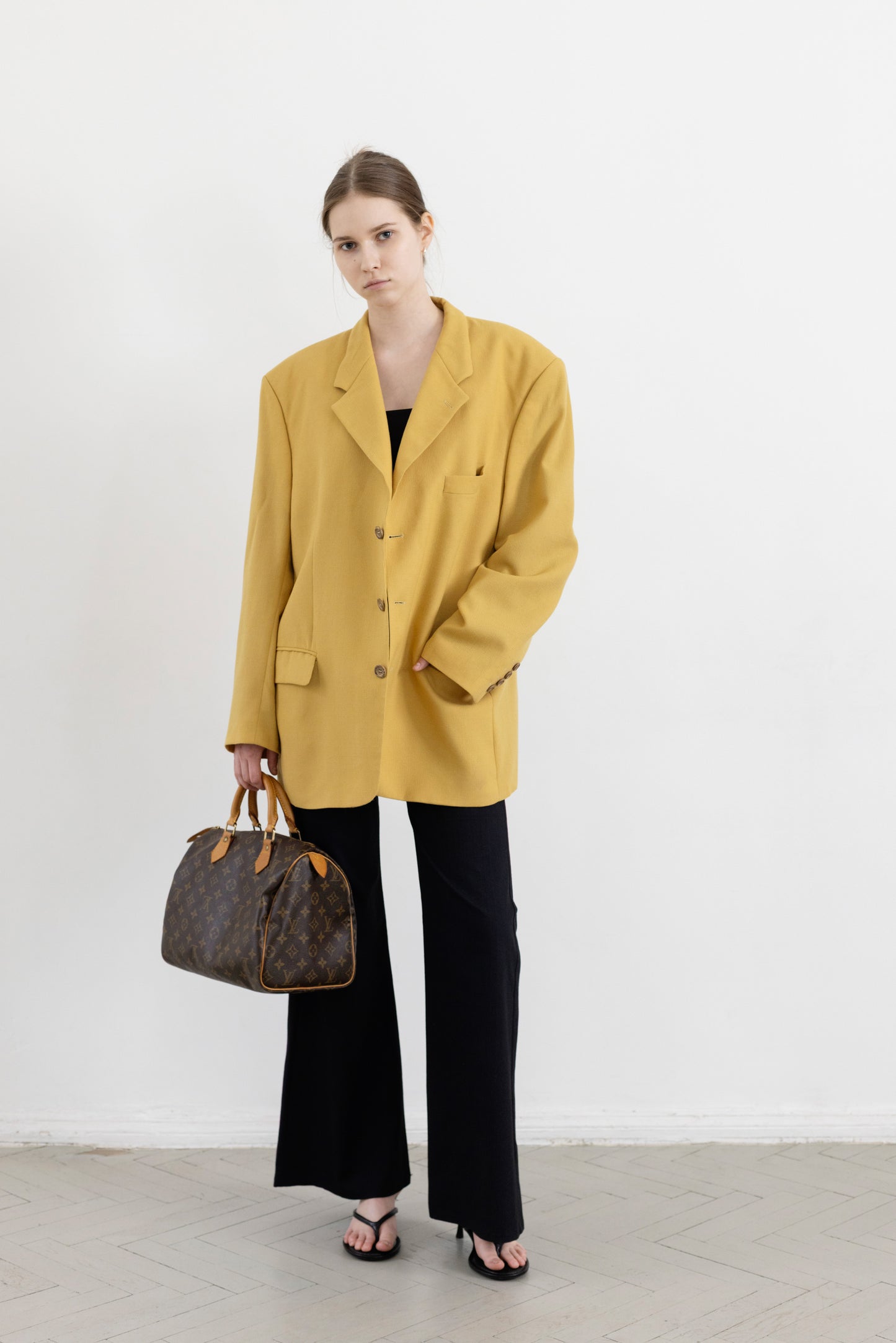 Vintage Angelo Litrico Yellow Blazer