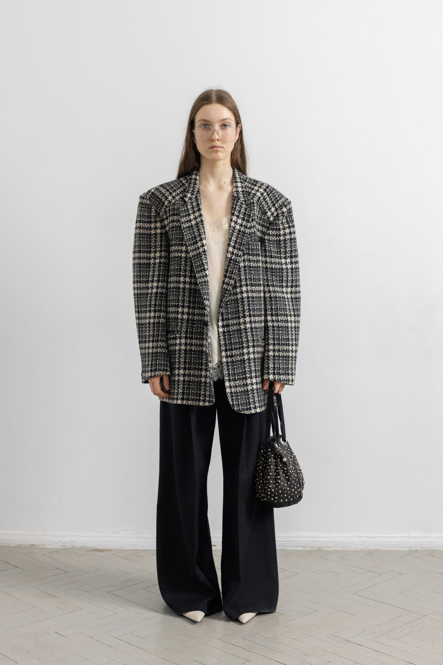 Vintage Tweed Wool Blazer