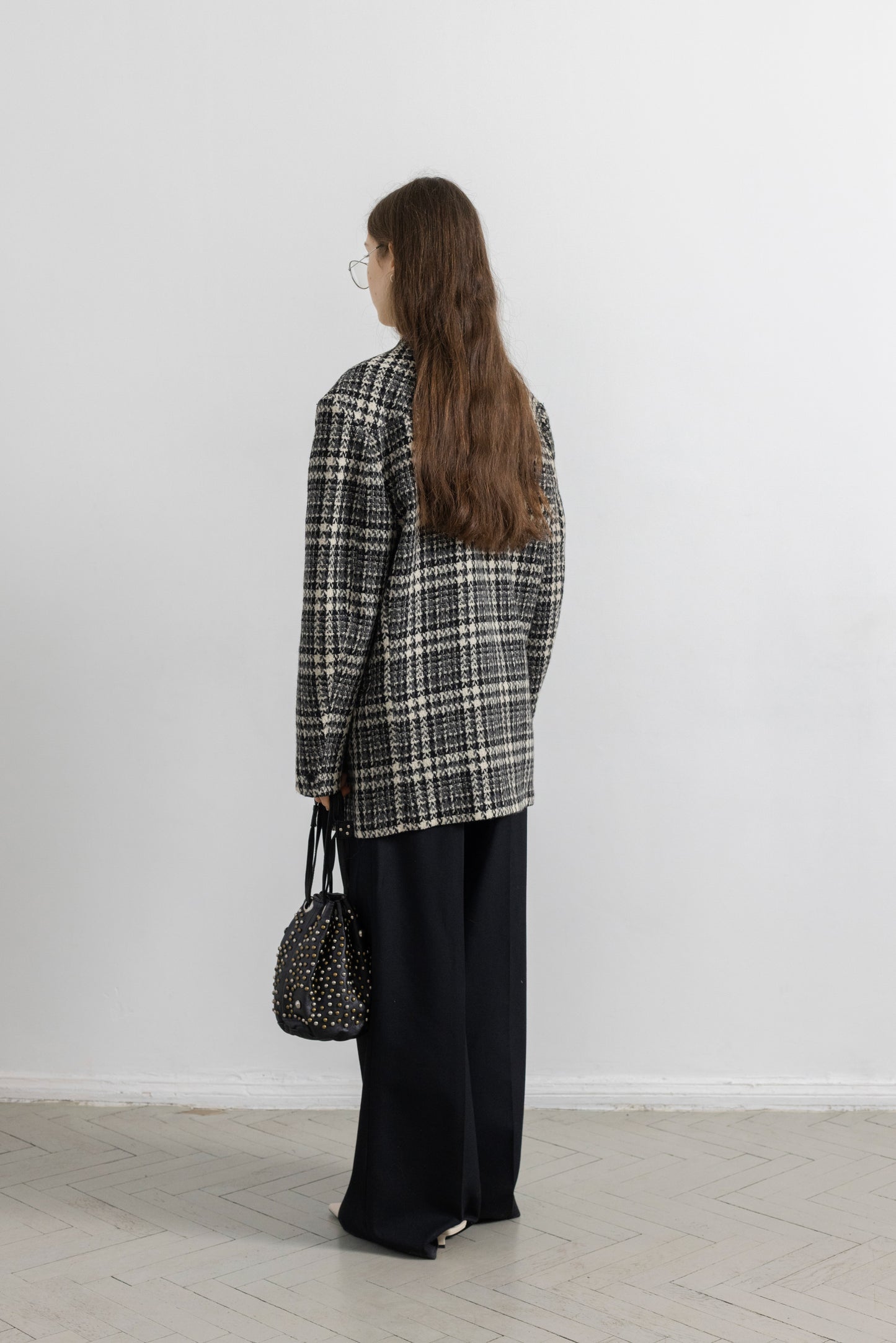 Vintage Tweed Wool Blazer