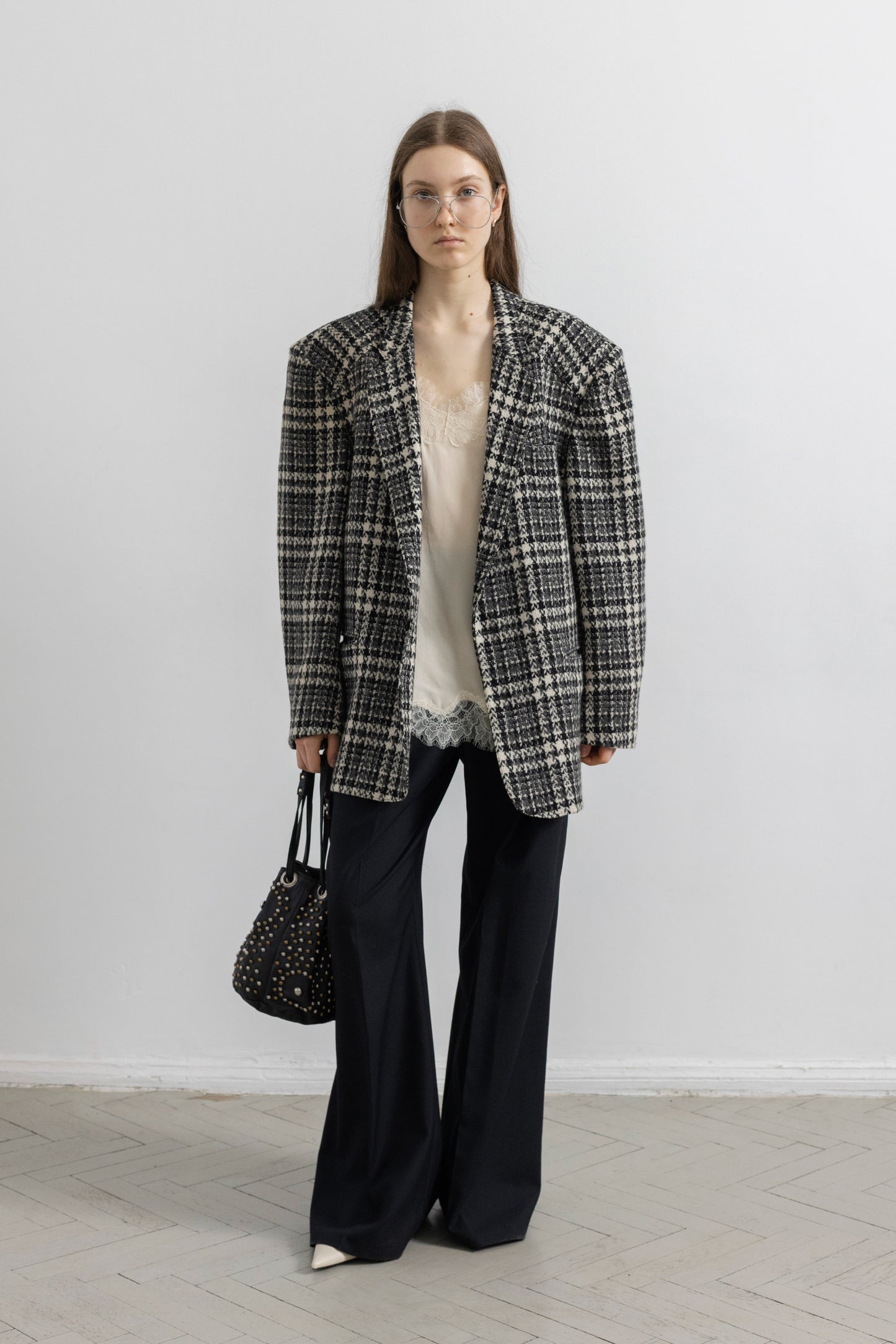 Vintage Tweed Wool Blazer