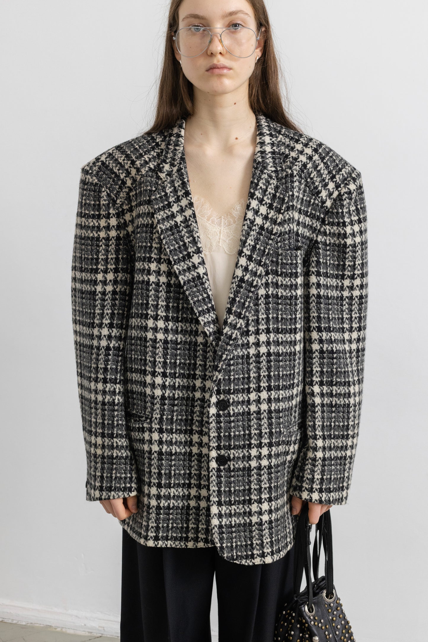 Vintage Tweed Wool Blazer