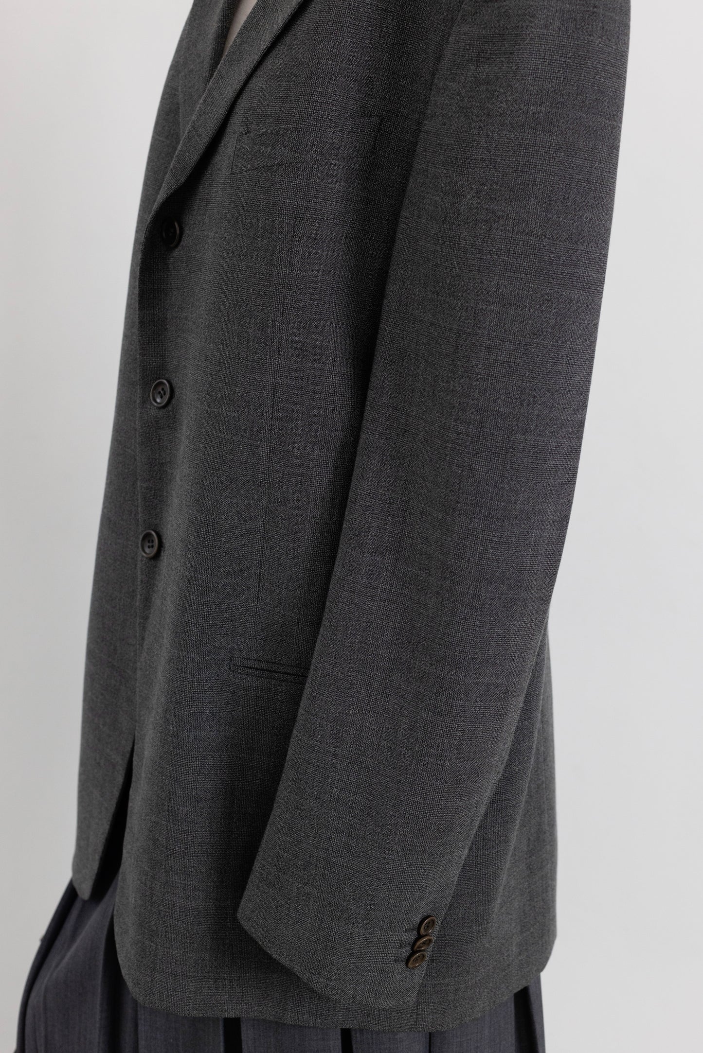 Vintage Armani Grey Wool Blazer