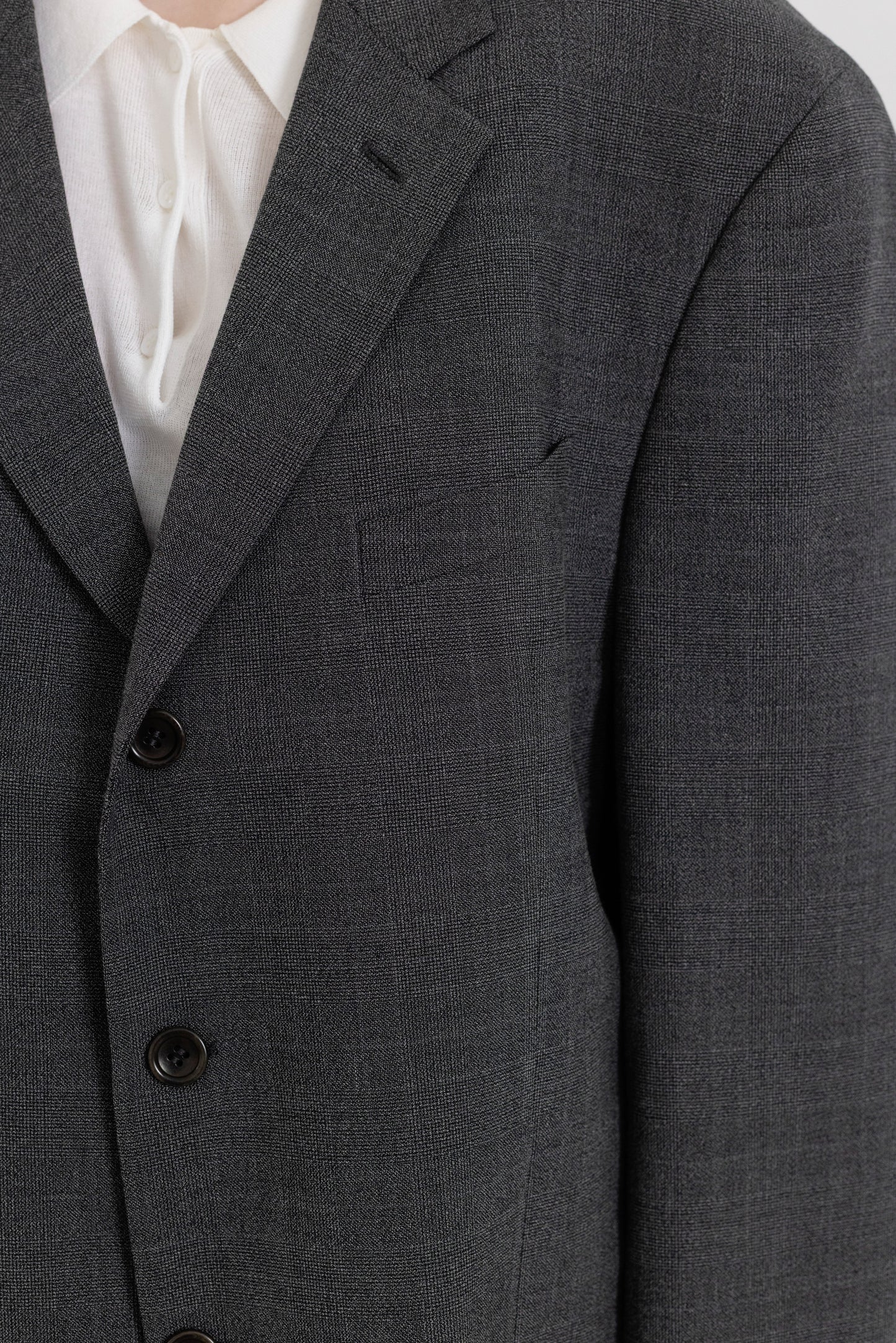 Vintage Armani Grey Wool Blazer