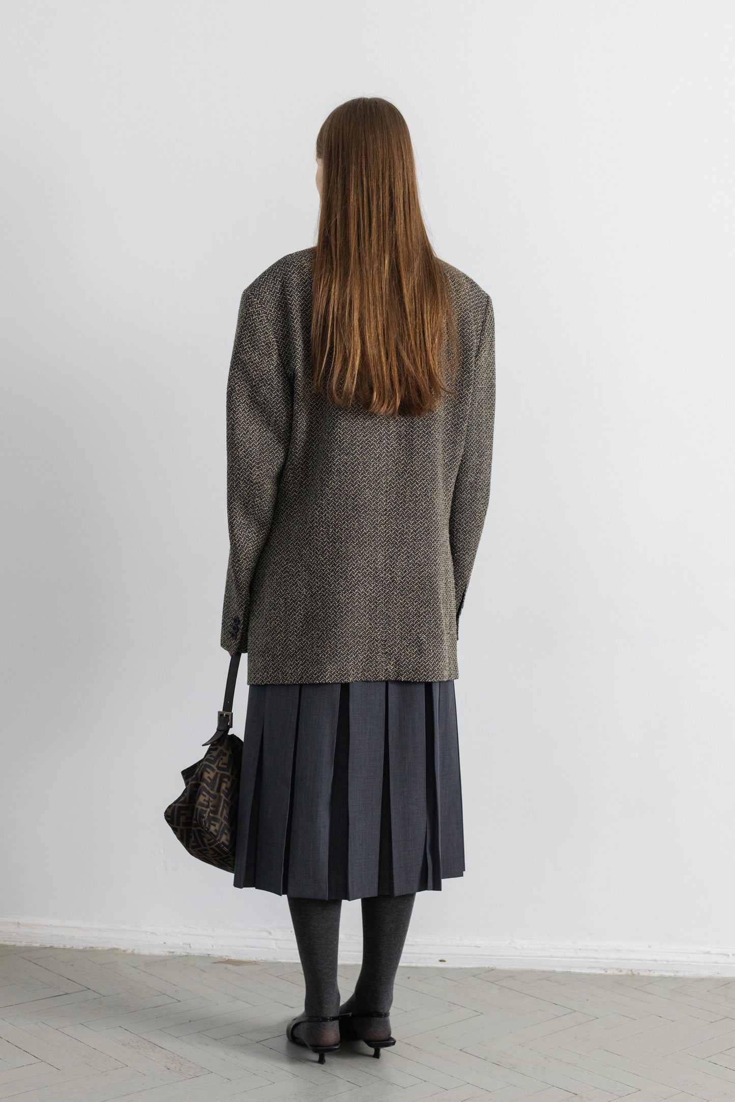 Vintage JOOP! Chevron Wool Blazer