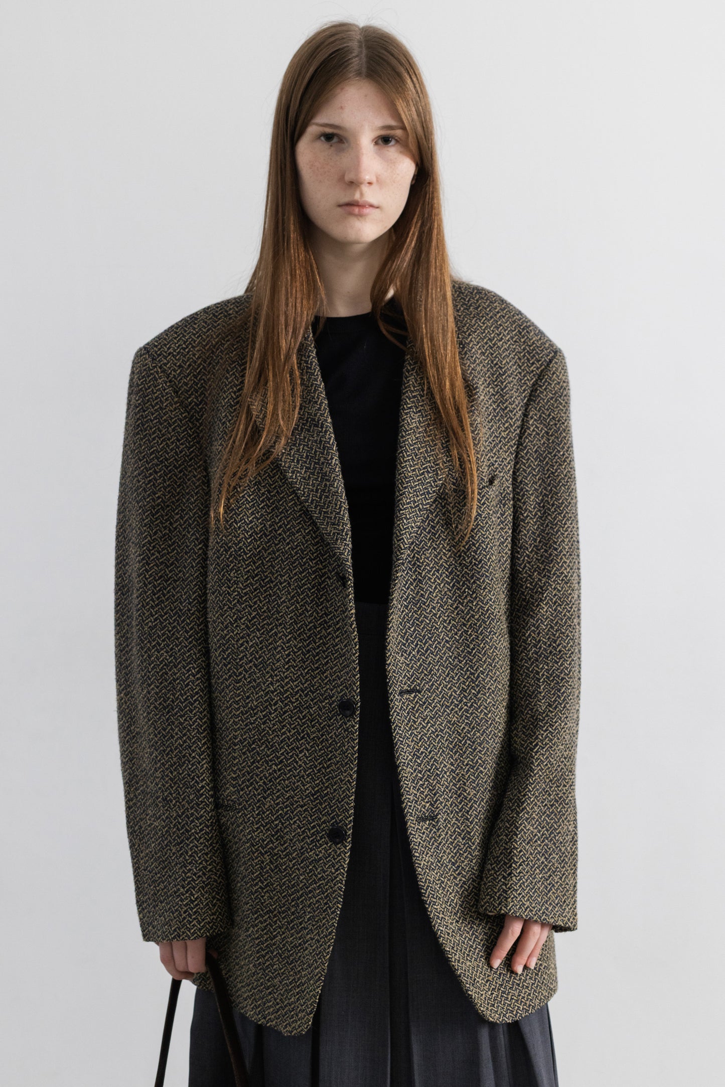 Vintage JOOP! Chevron Wool Blazer