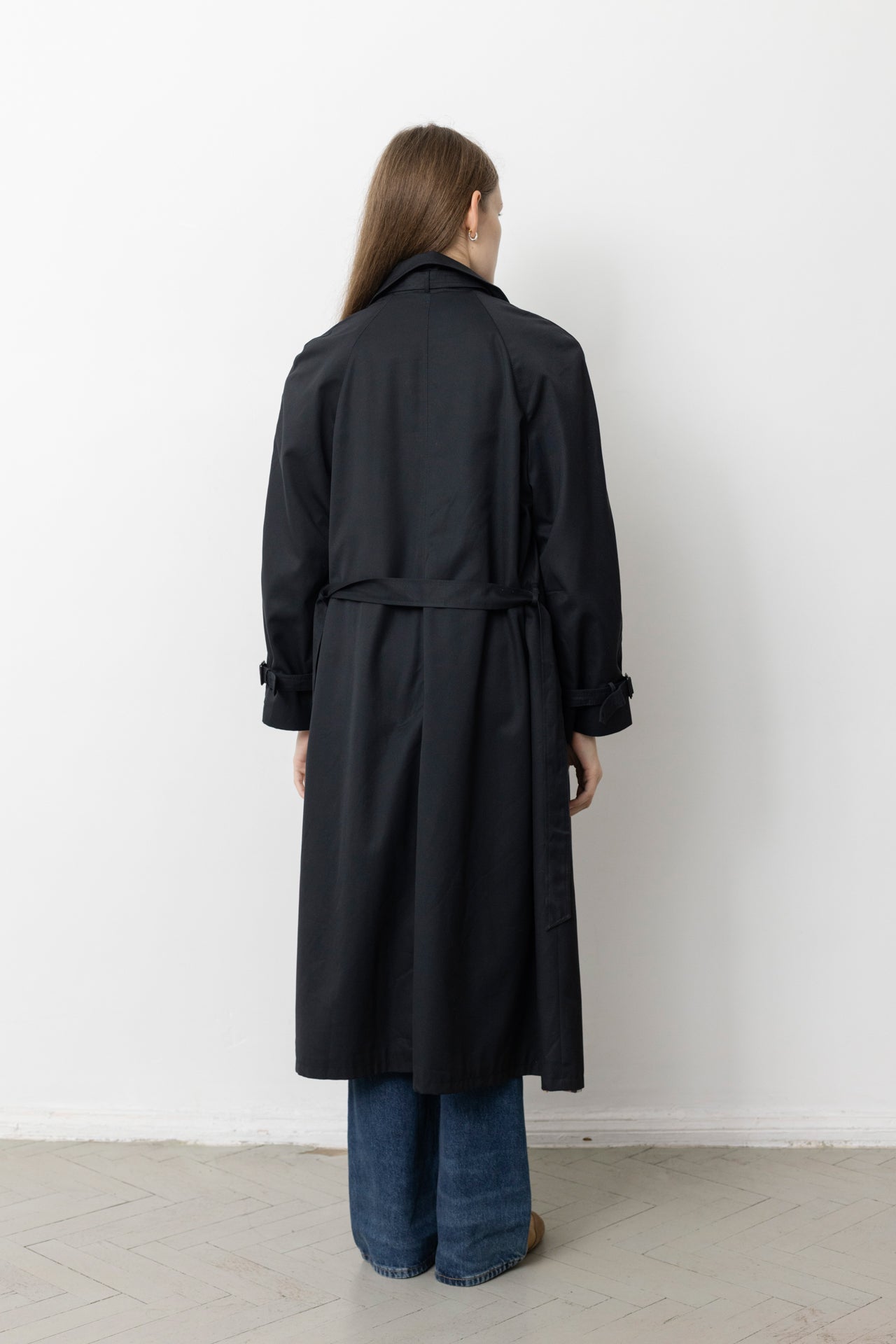 Vintage Navy Trench Coat