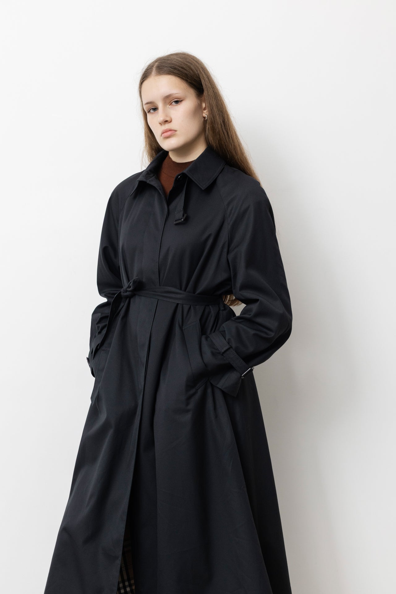 Vintage Navy Trench Coat
