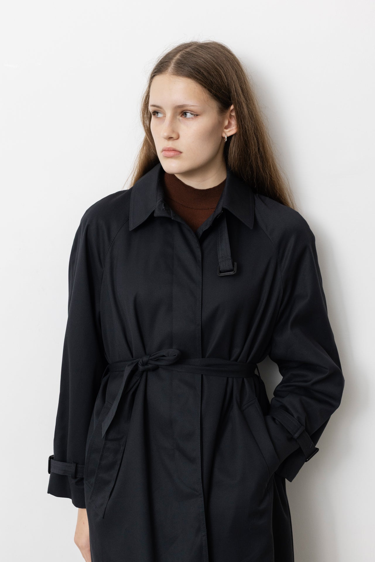 Vintage Navy Trench Coat