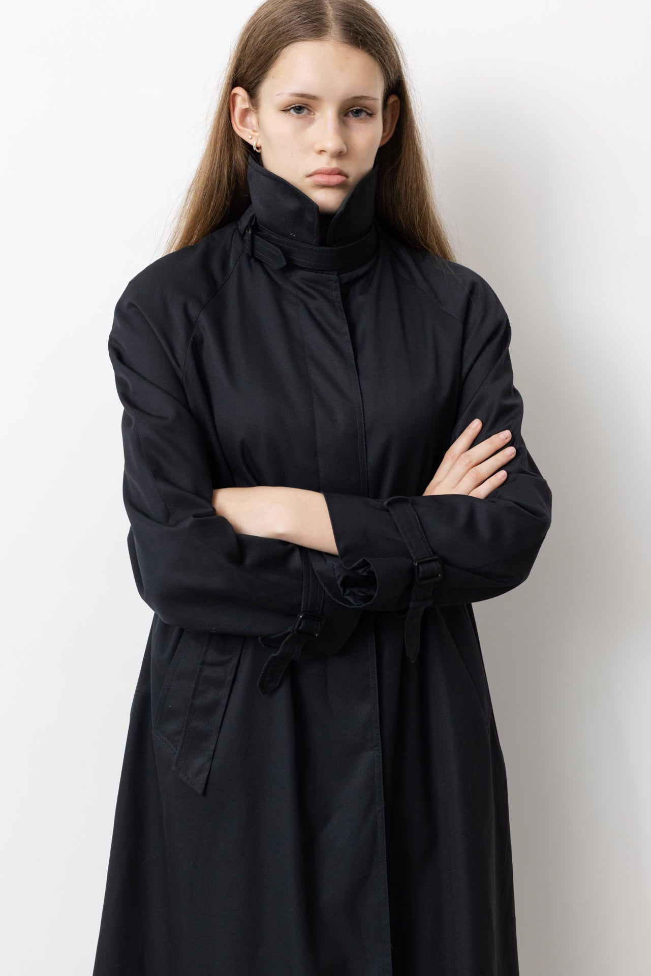 Vintage Navy Trench Coat