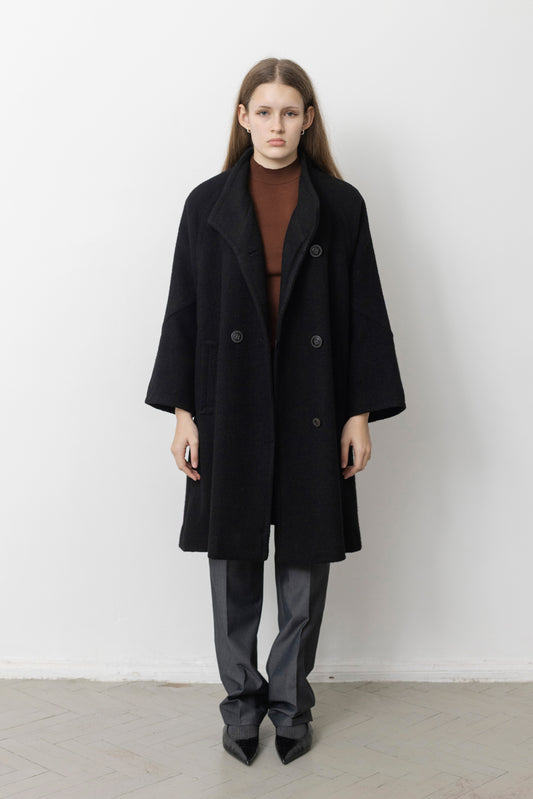 Vintage Short Black Coat