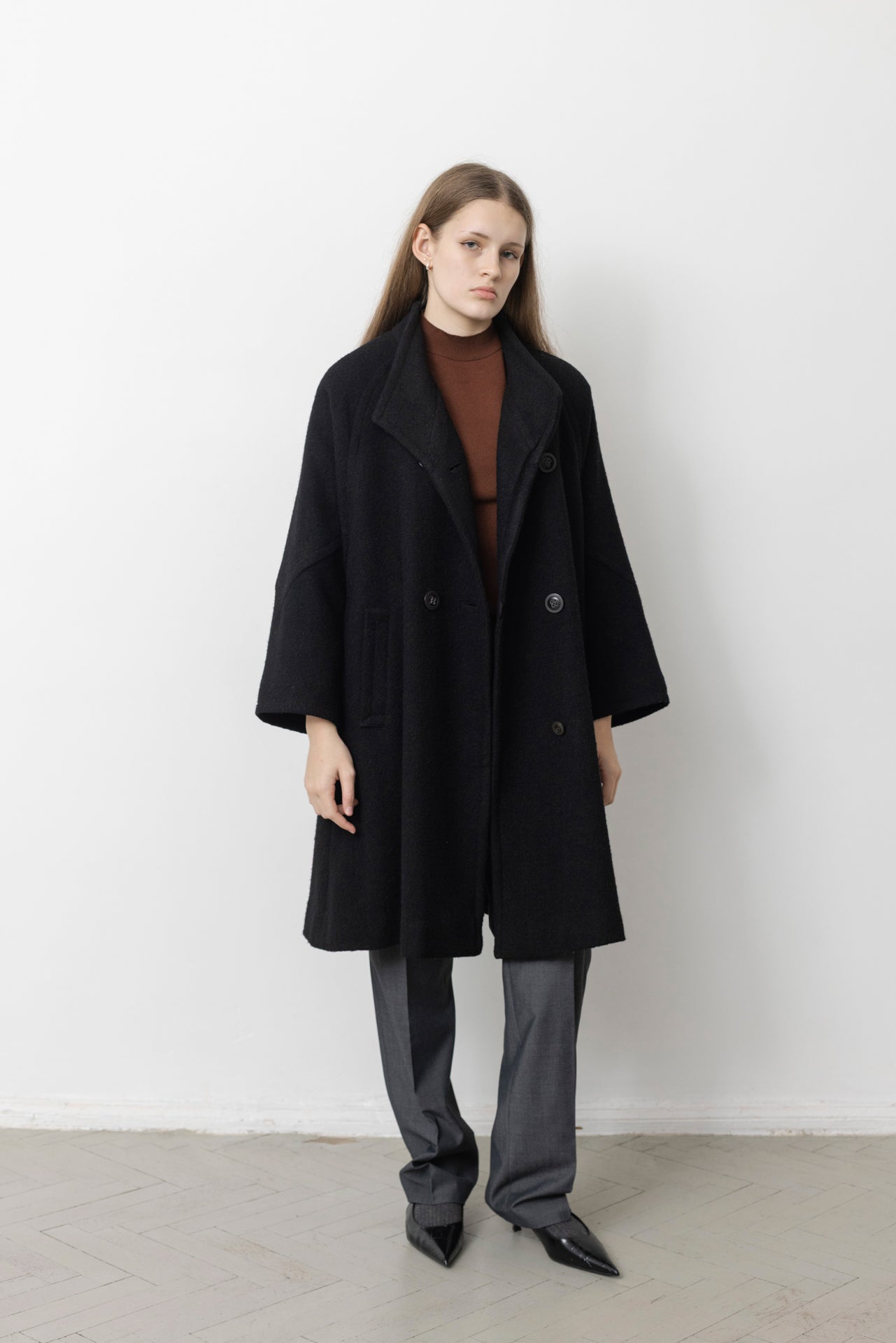 Vintage Short Black Coat