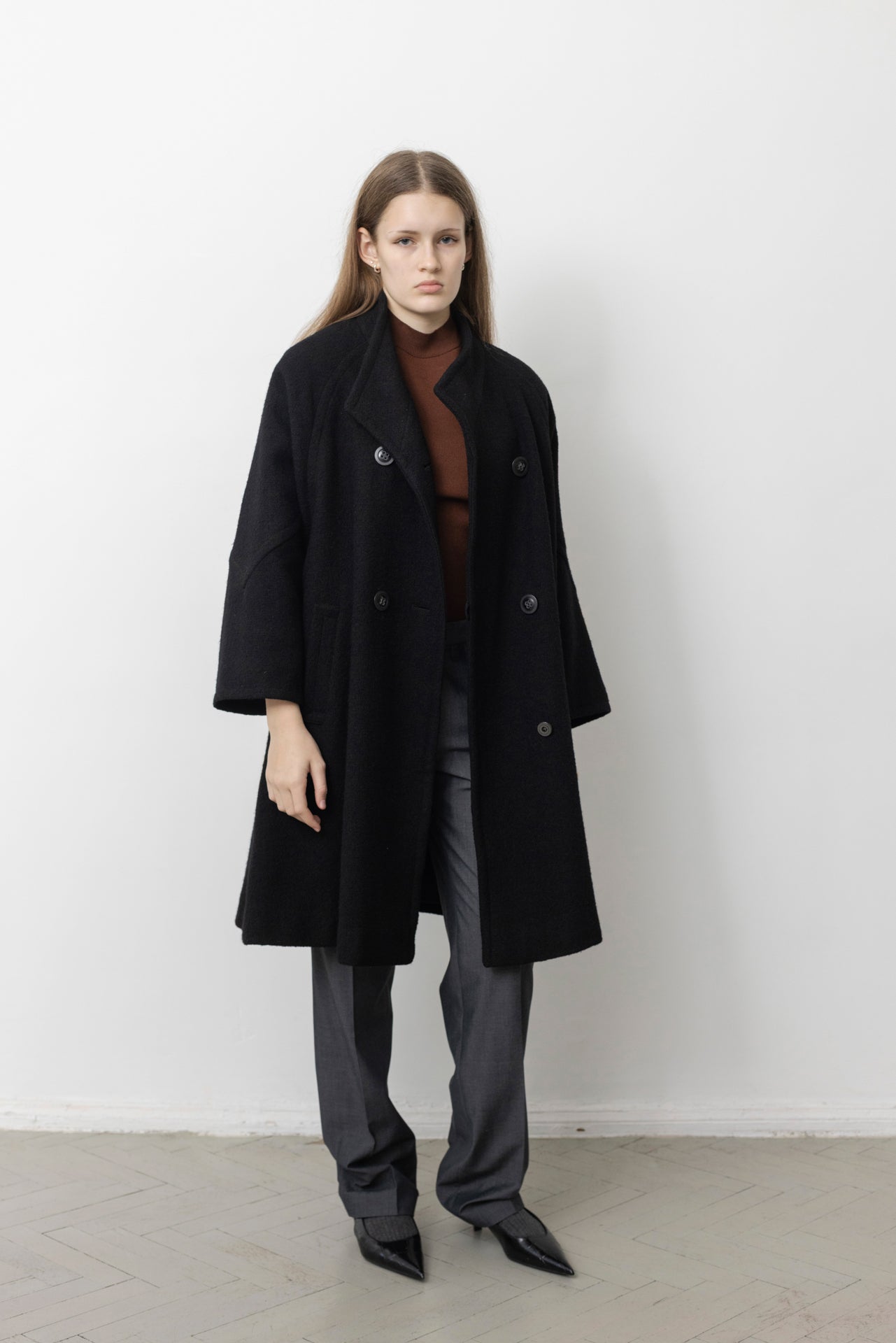 Vintage Short Black Coat