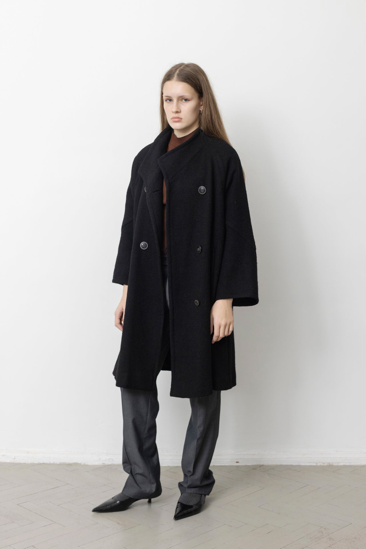 Vintage Short Black Coat