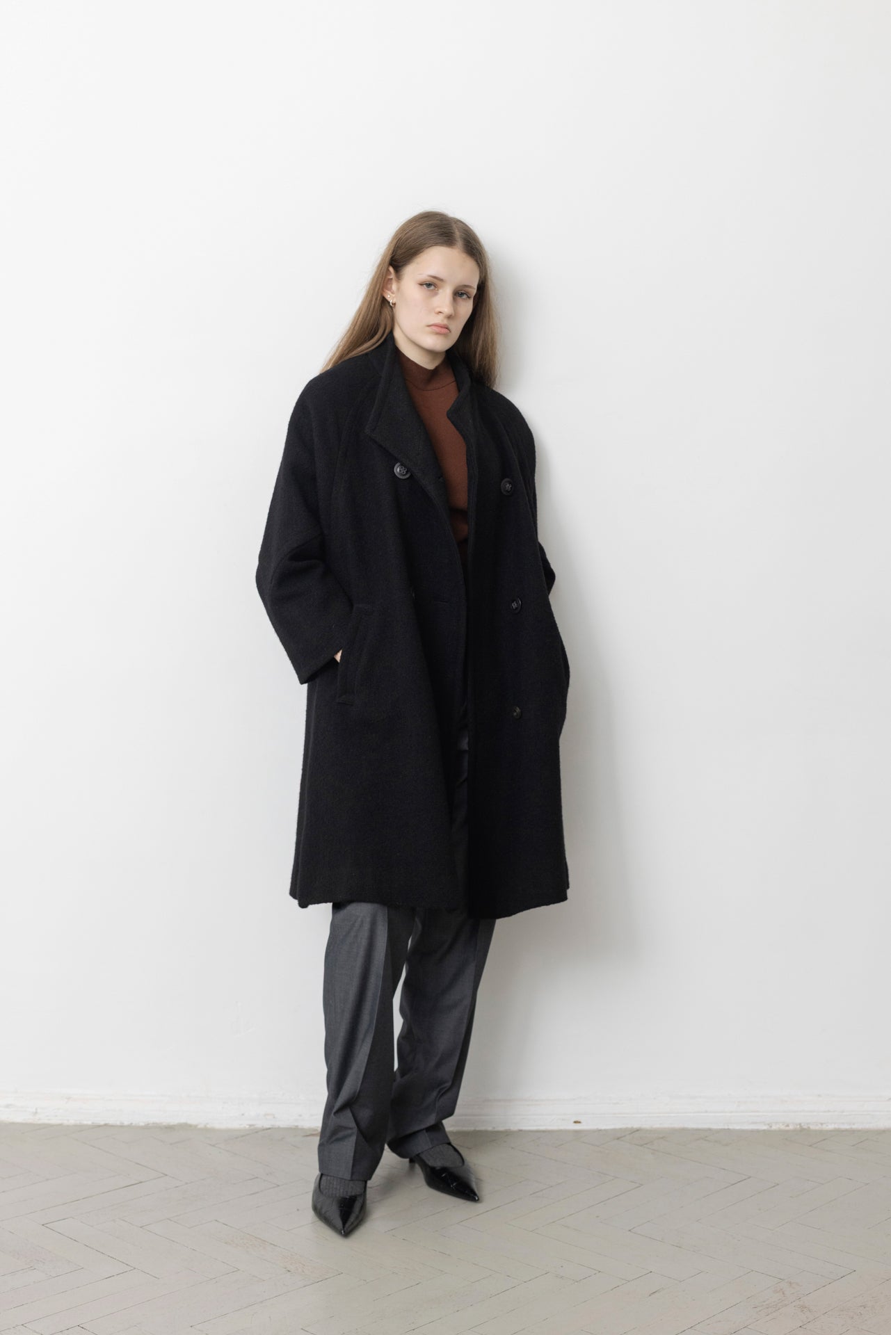 Vintage Short Black Coat