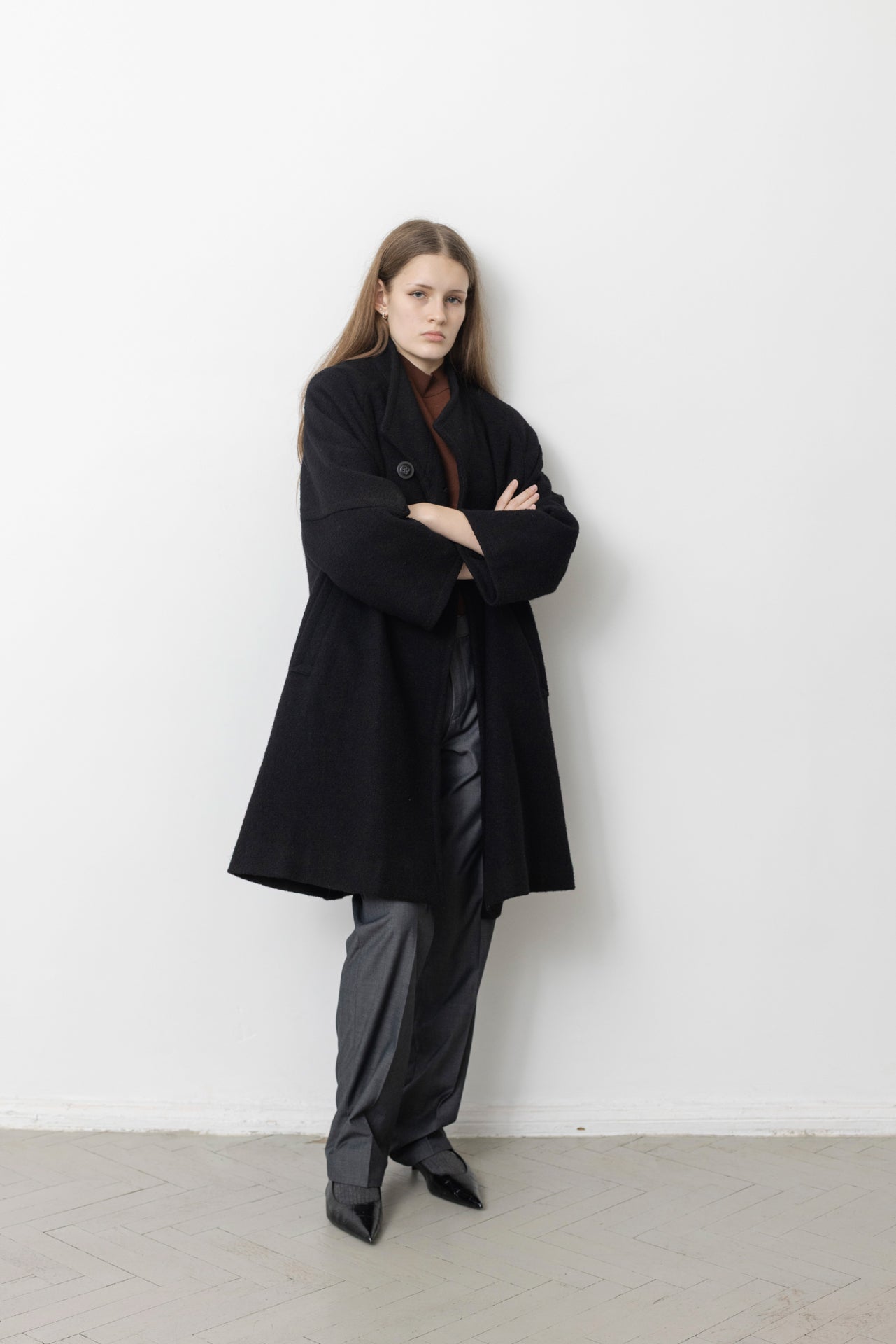 Vintage Short Black Coat