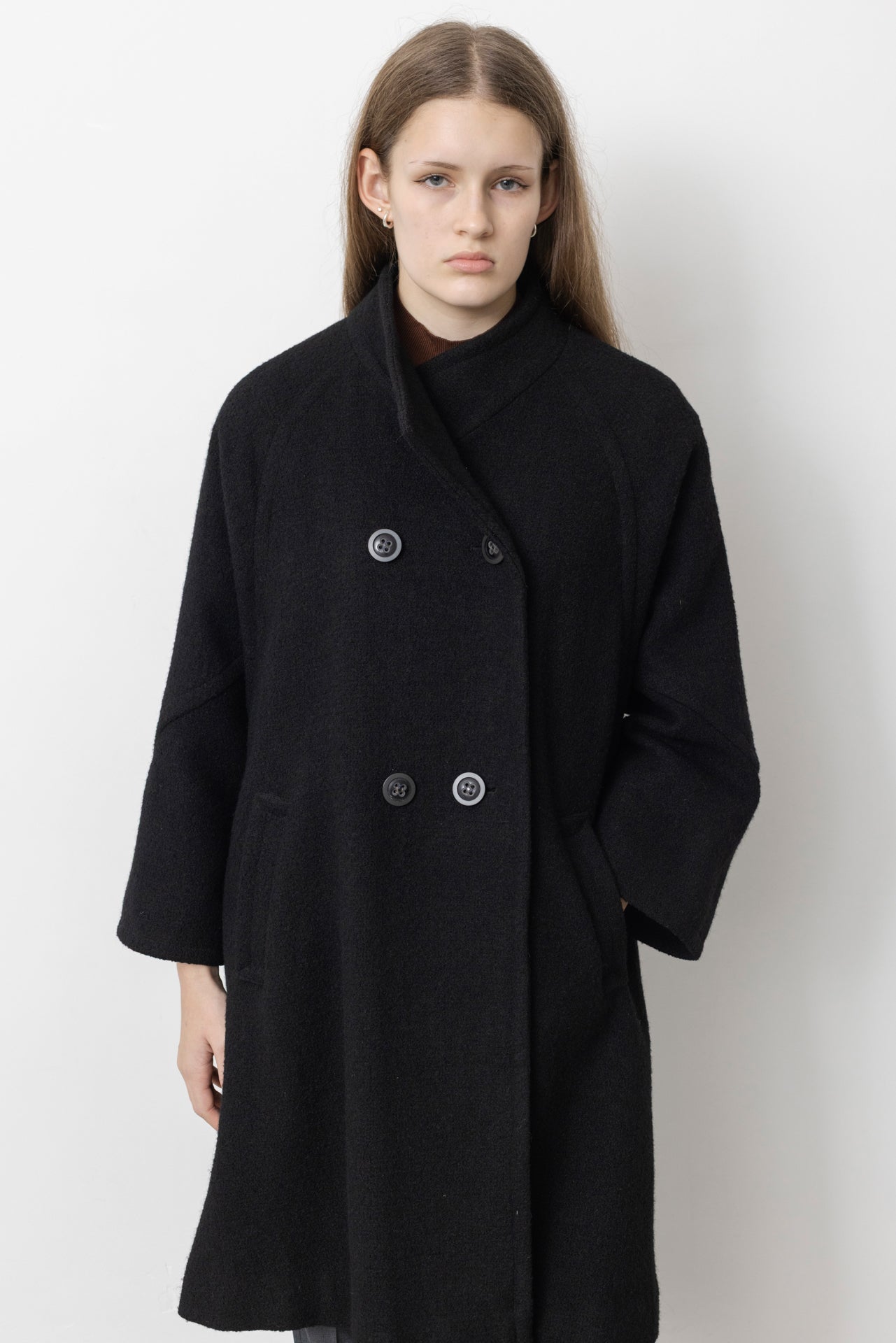 Vintage Short Black Coat