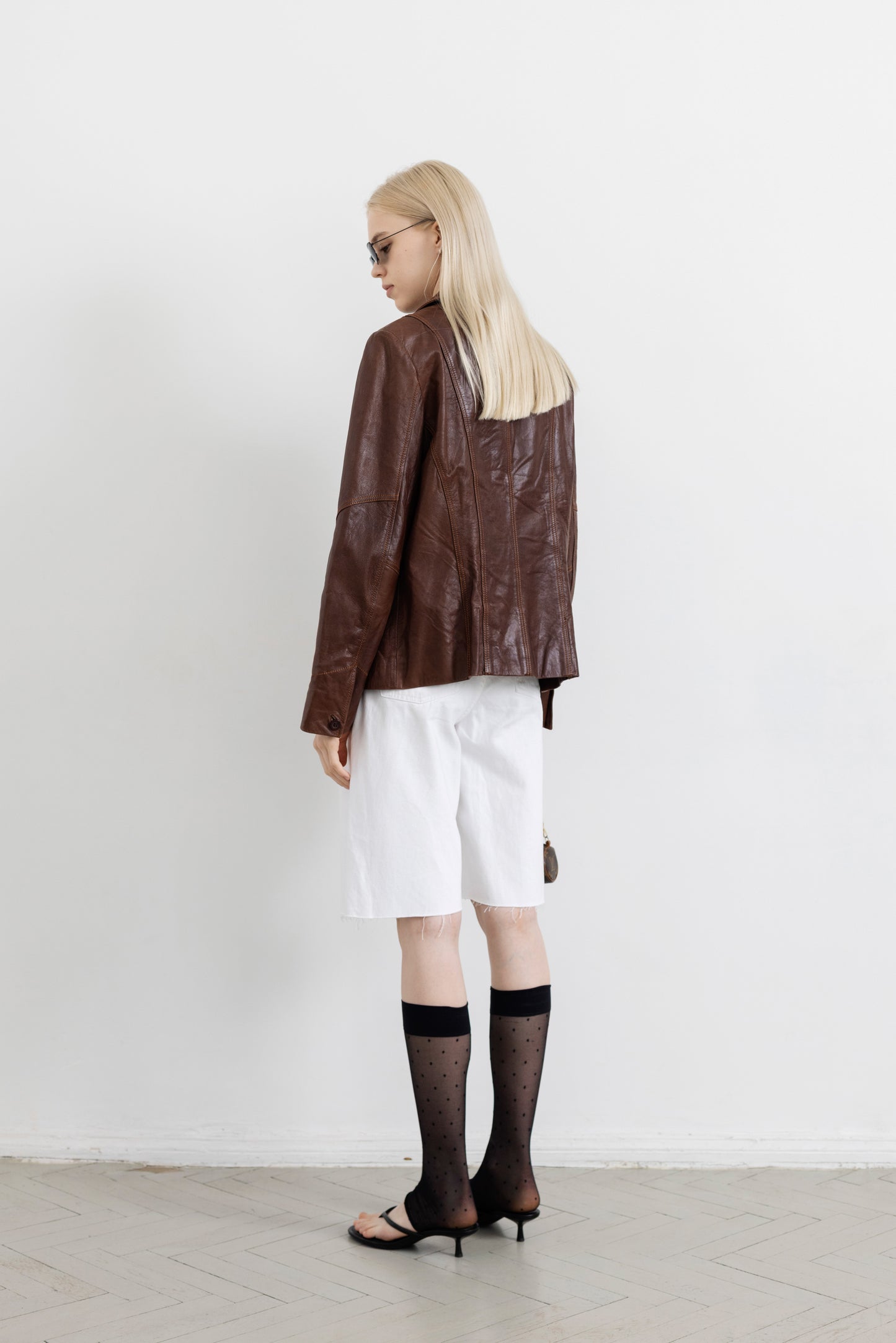 Vintage Brown Leather Jacket