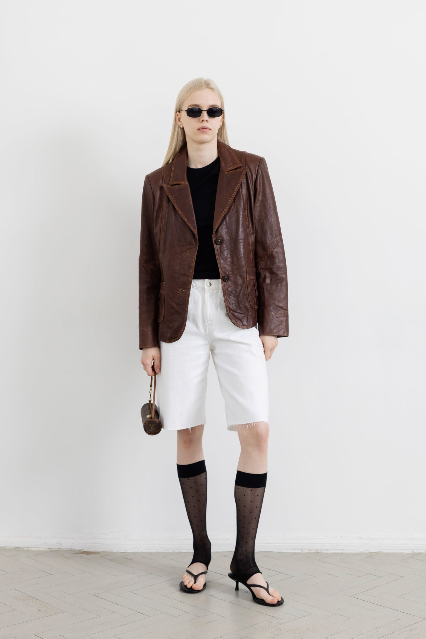 Vintage Brown Leather Jacket