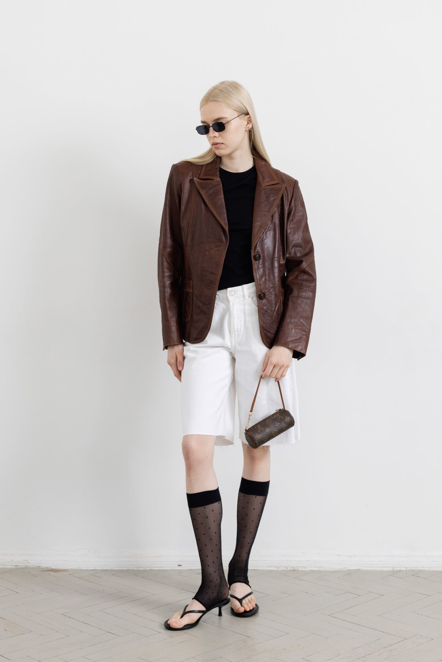 Vintage Brown Leather Jacket